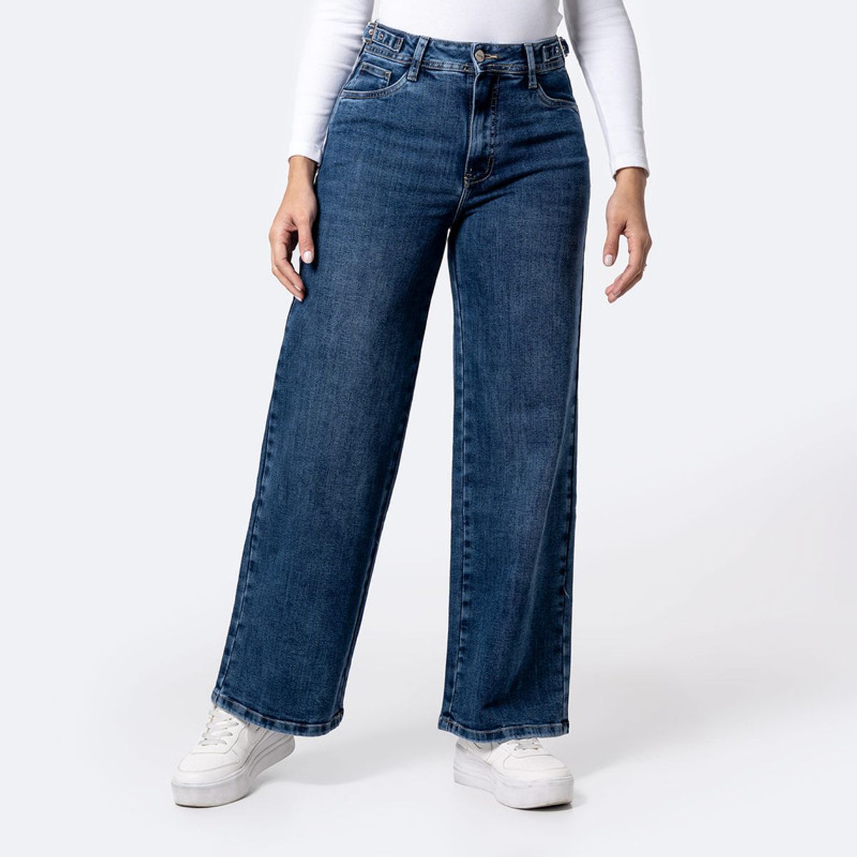 PIONIER - Pantalón Jean Denim Stretch Mujer Pionier Lizat