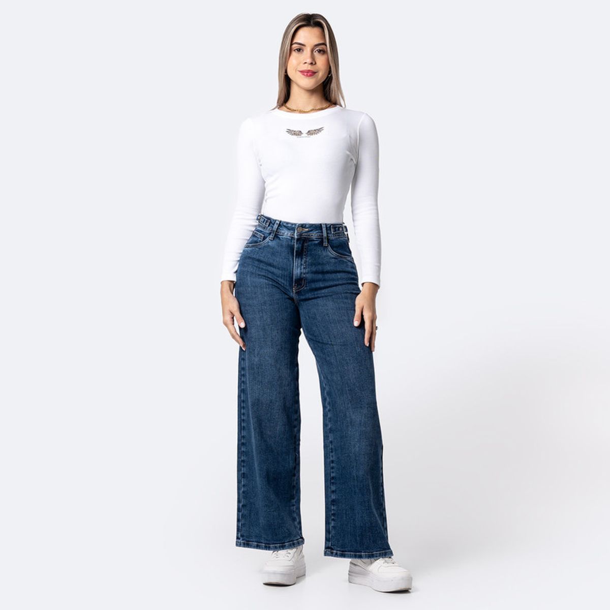 PIONIER - Pantalón Jean Denim Stretch Mujer Pionier Lizat
