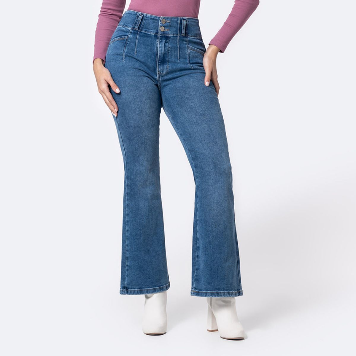 PIONIER - Pantalón Jean Denim Stretch Mujer Pionier Arorah