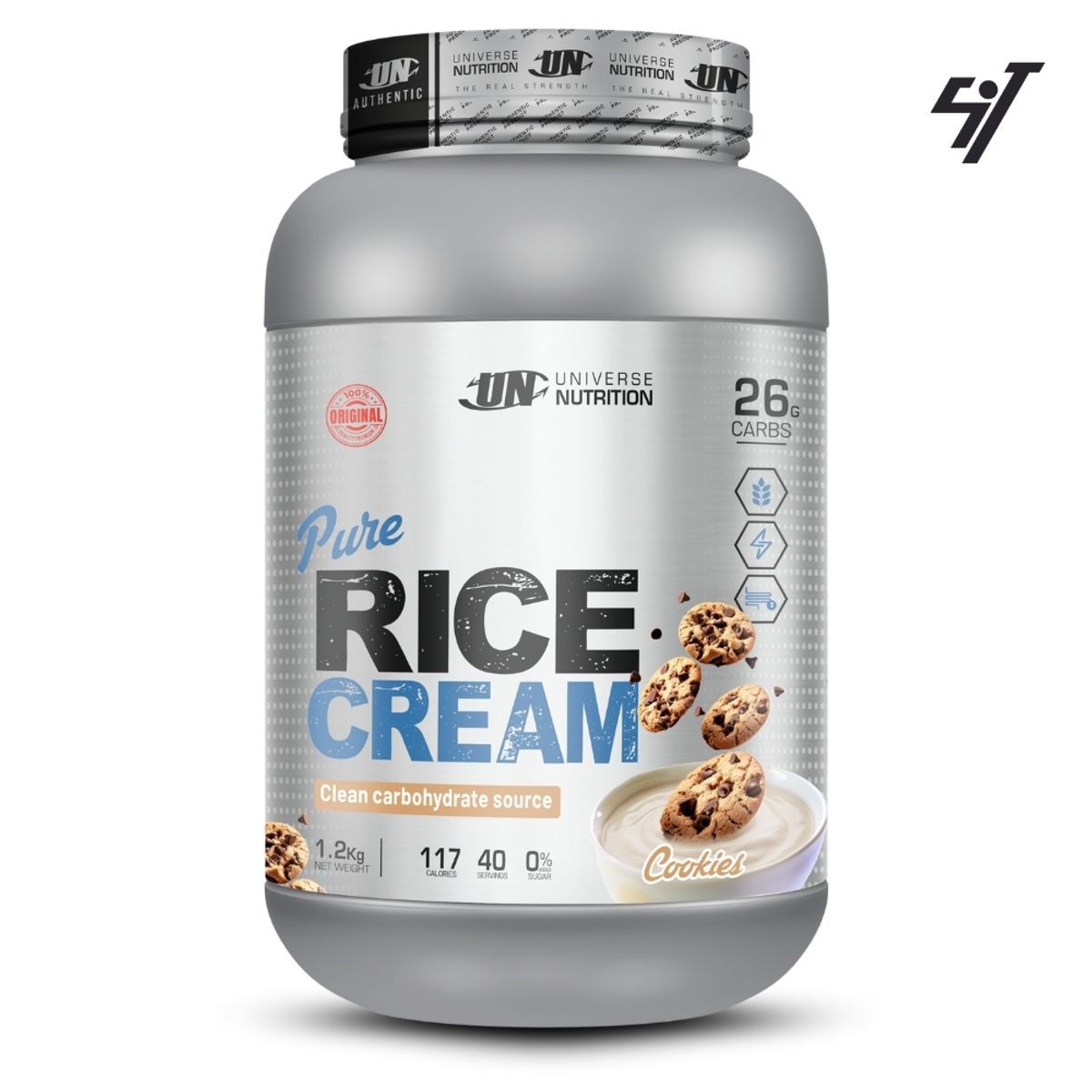 UNIVERSE NUTRITION - Crema de Arroz 1.2 kg Cookies