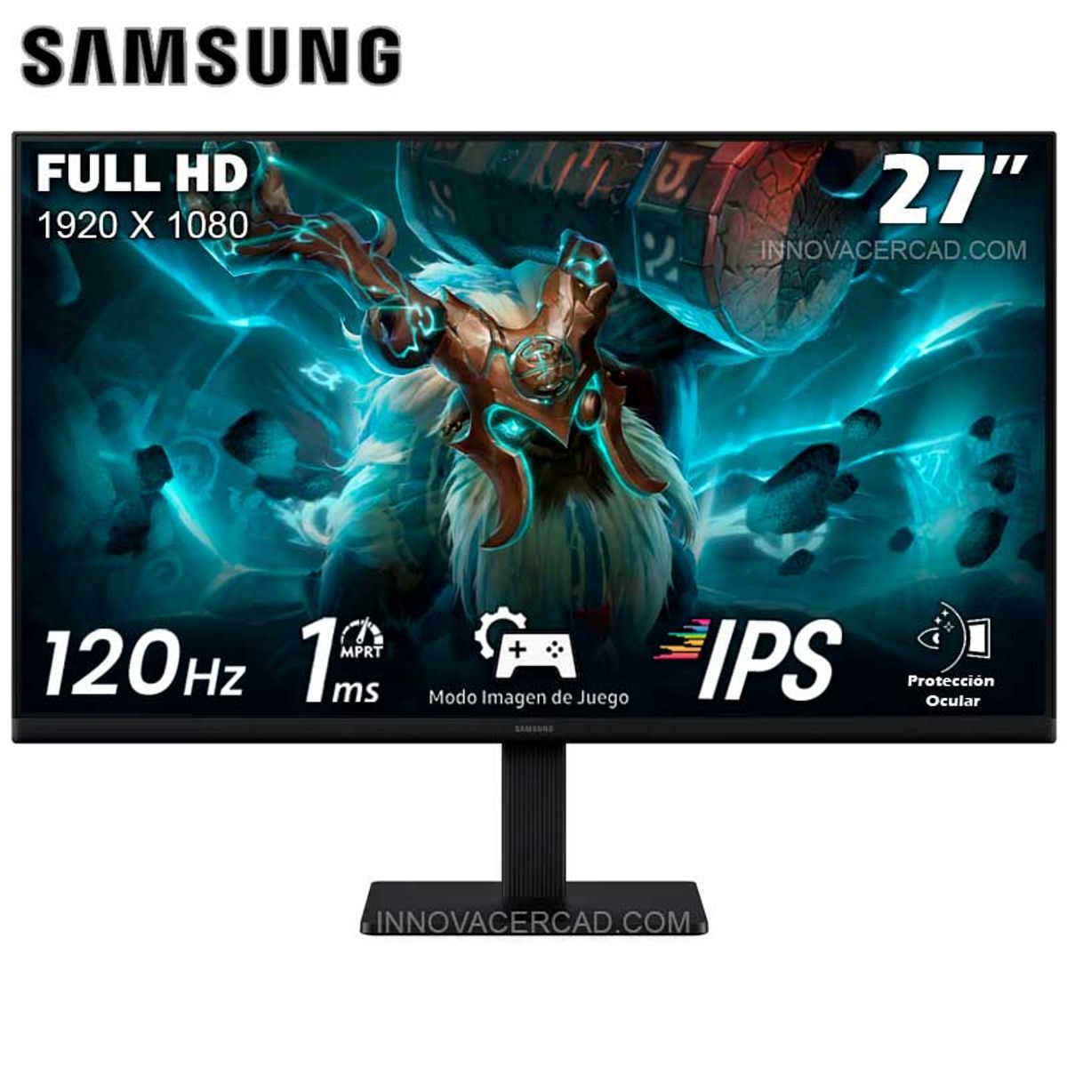 SAMSUNG - Monitor SAMSUNG LS27F320GANXZA 27 IPS FHD 1920X1080 100HZ 1MS