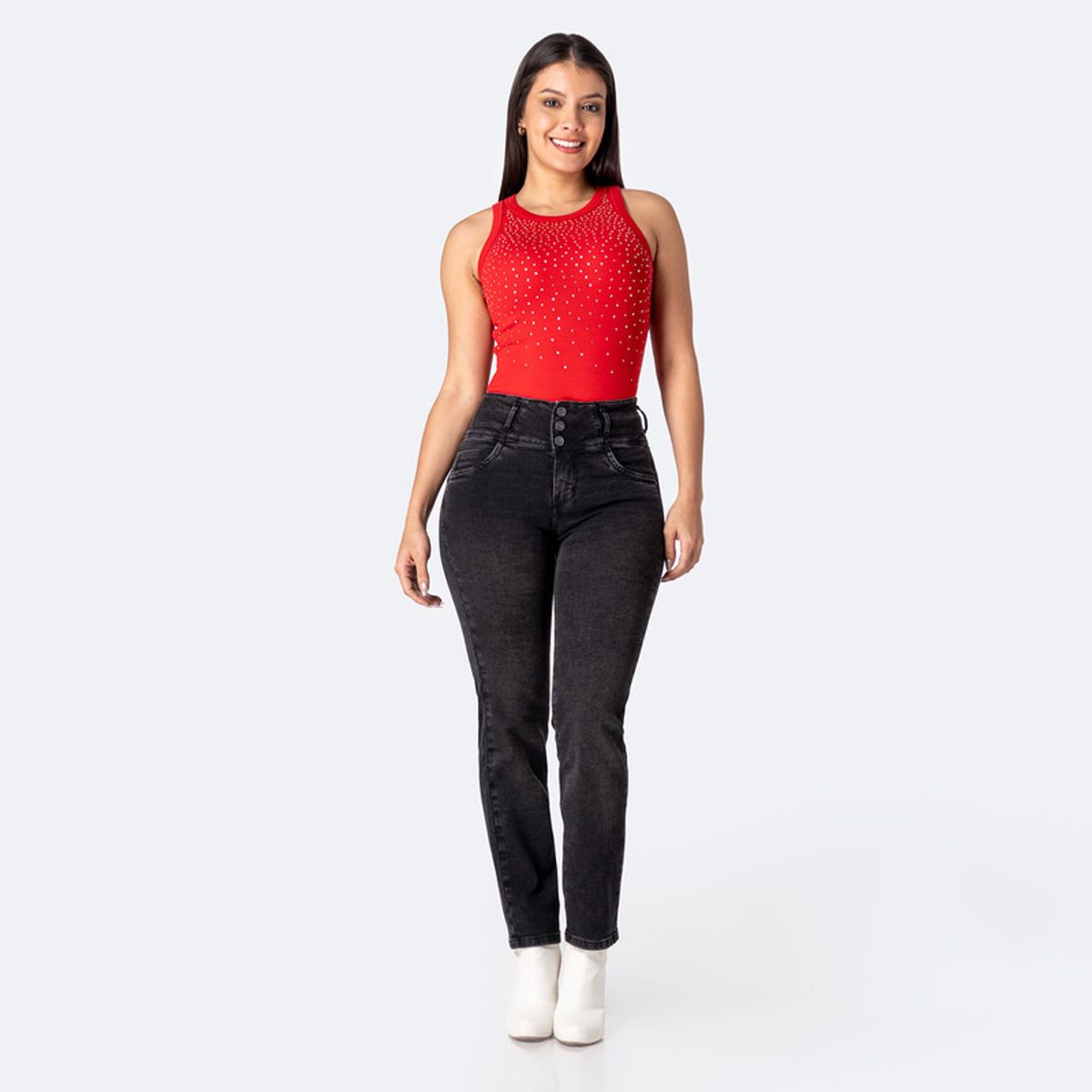 PIONIER - Pantalón Jean Denim Stretch Mujer Pionier Ainna