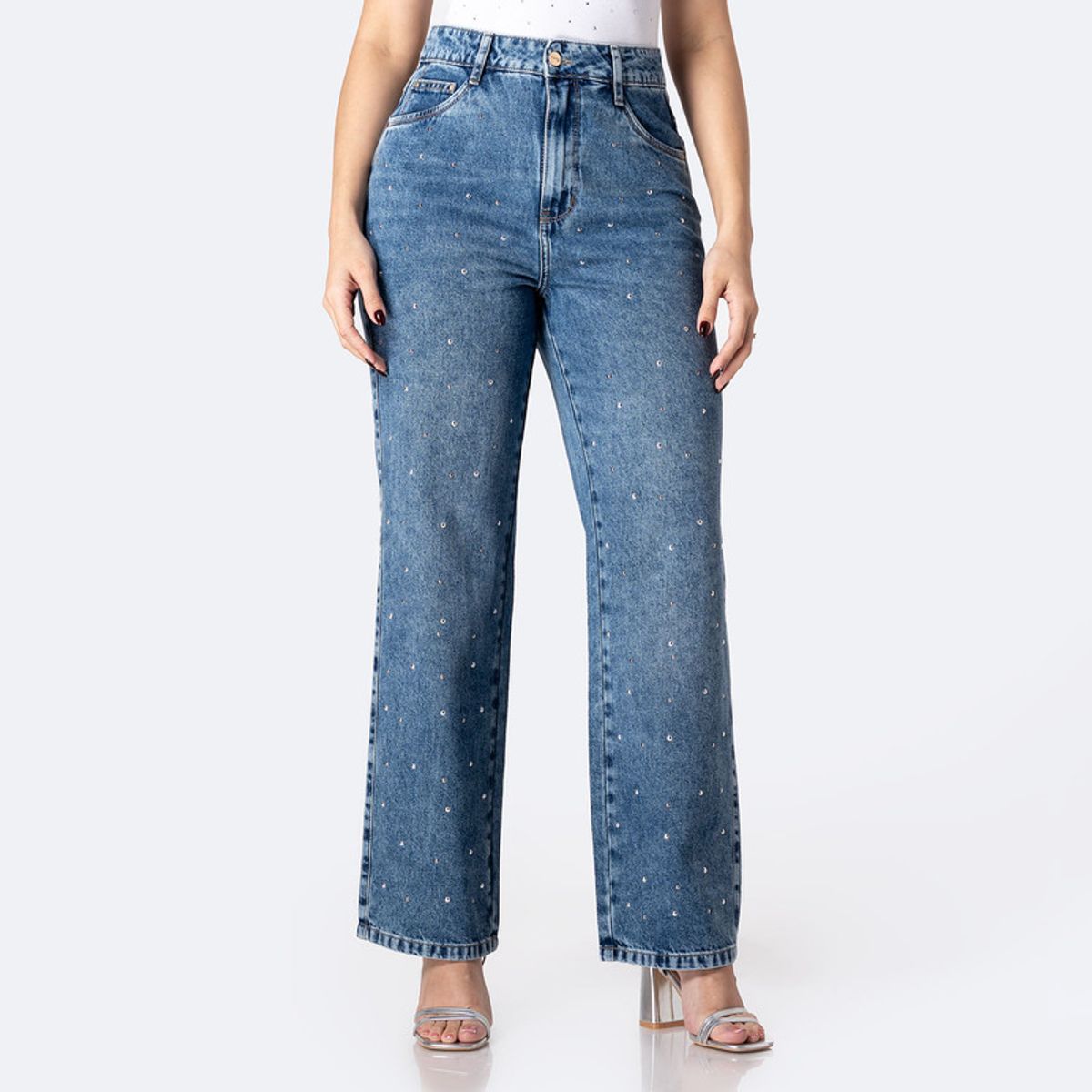 PIONIER - Pantalon Basico Denim Deyam Bri Mujer