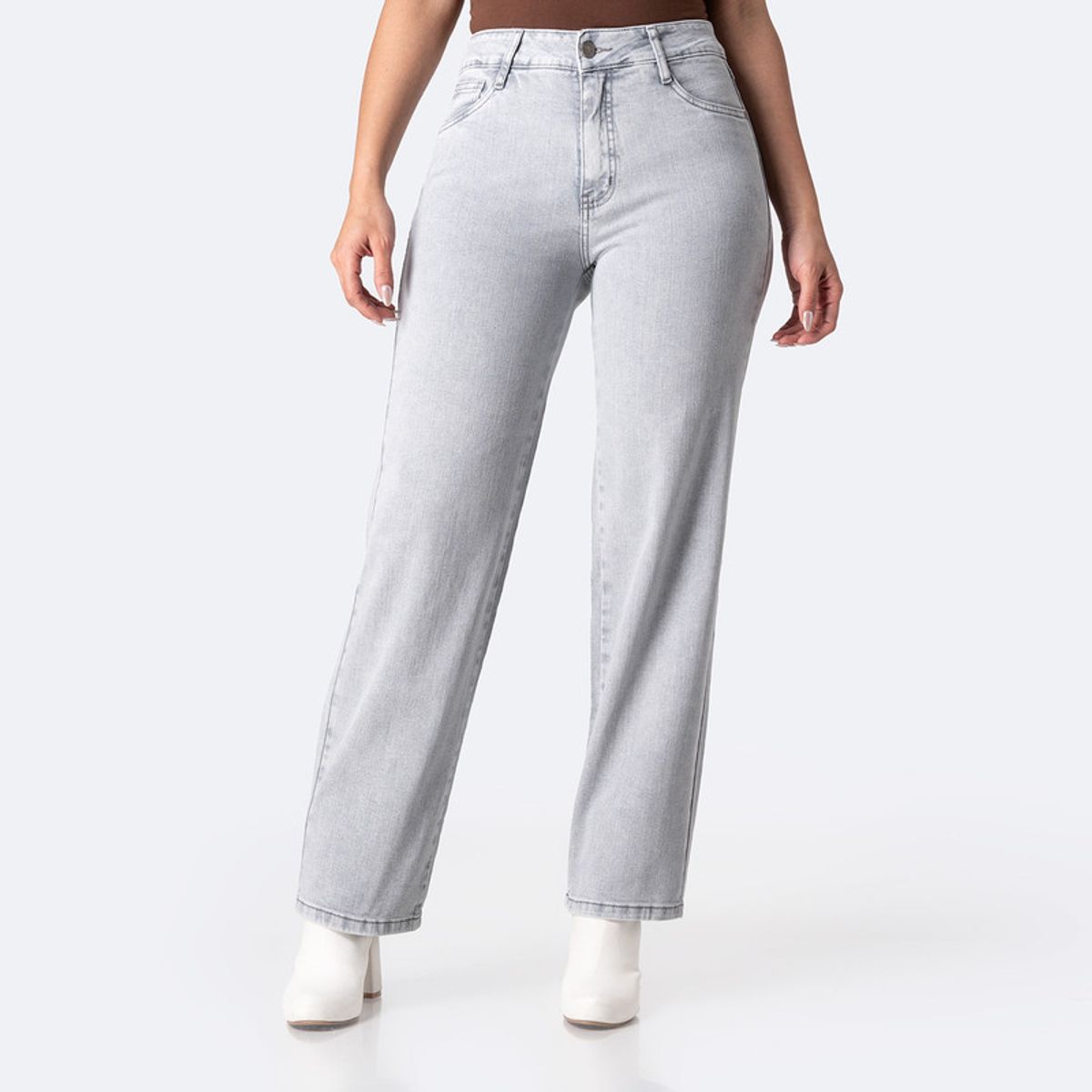 PIONIER - Pantalon Basico Denim Stretch Zianah Mujer