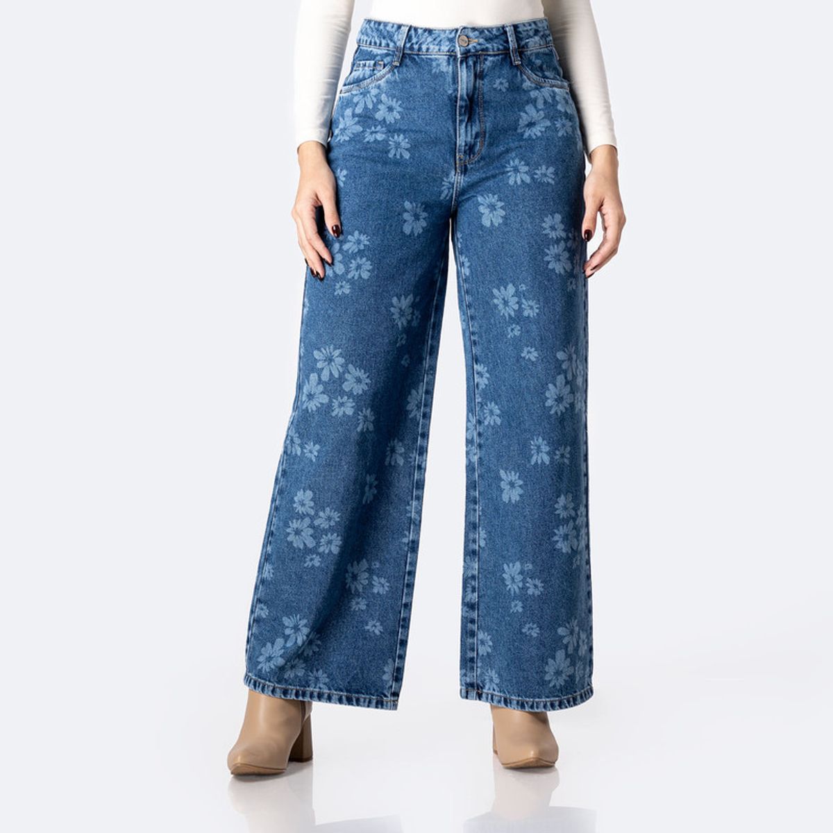 PIONIER - Pantalón Jean Denim Mujer Pionier Lahemi