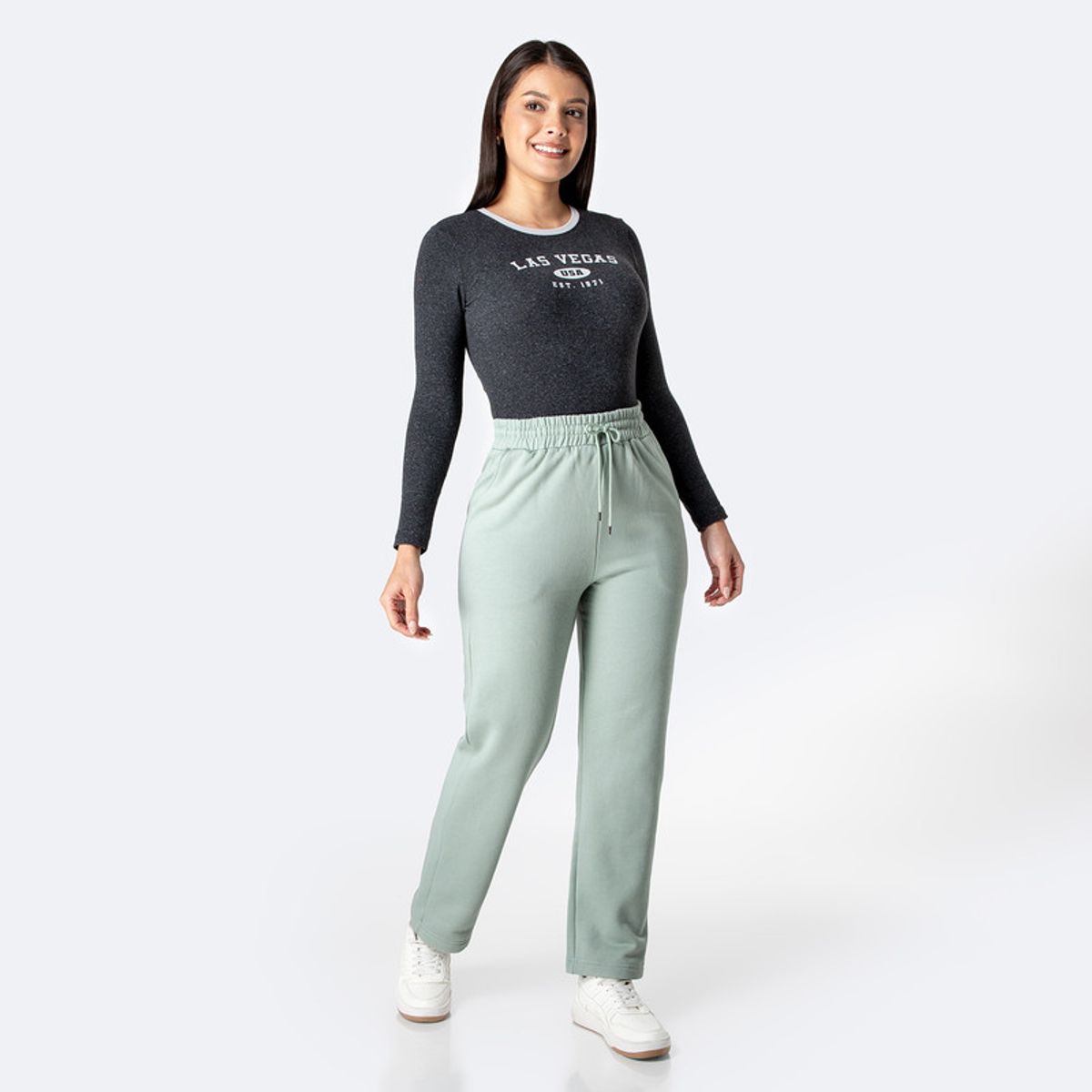 PIONIER - Pantalon Jogger Moda Franela Yoxira Mujer