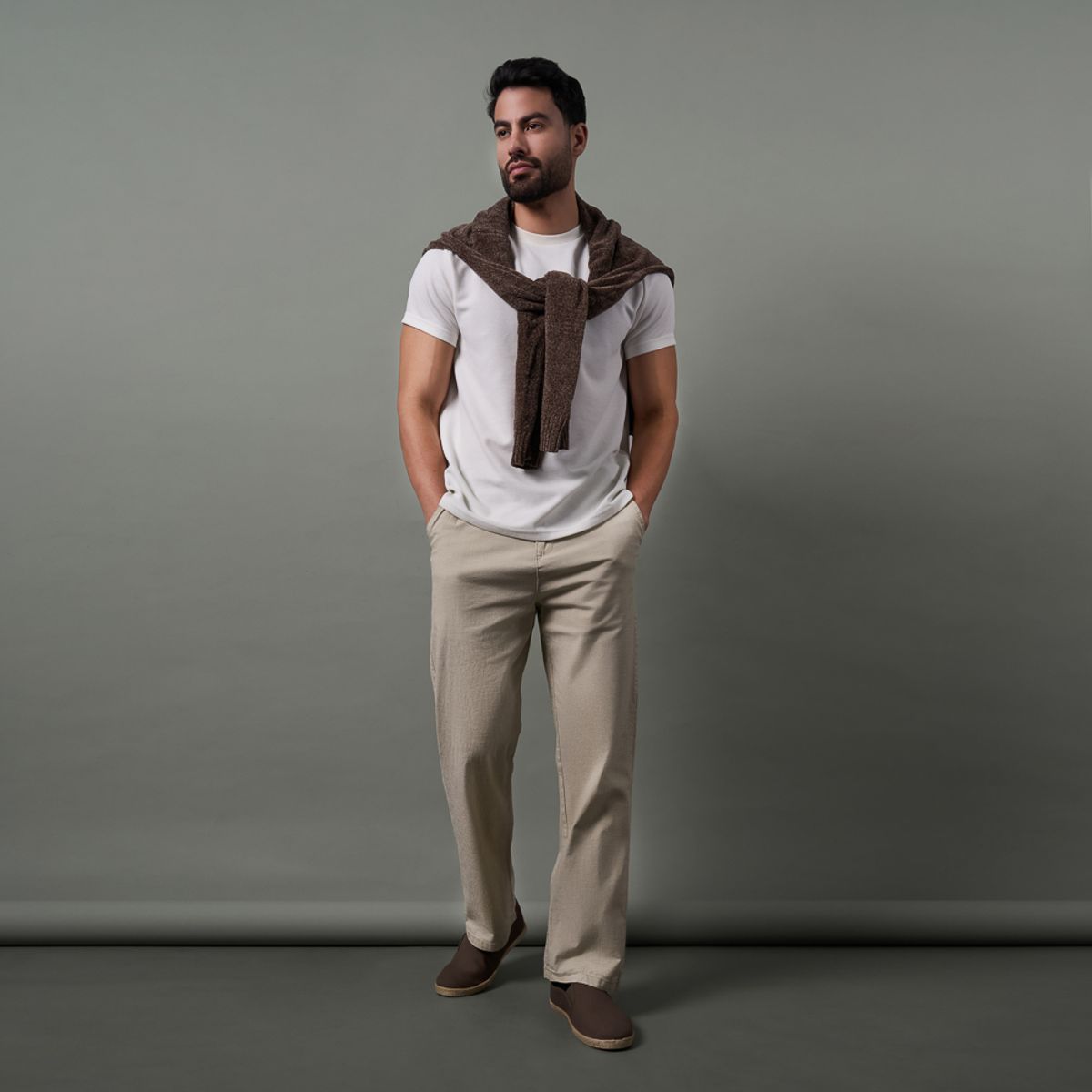 GENERICO - PANTALON ROYAL POLO HOMBRE - AZRAT-PA LINO