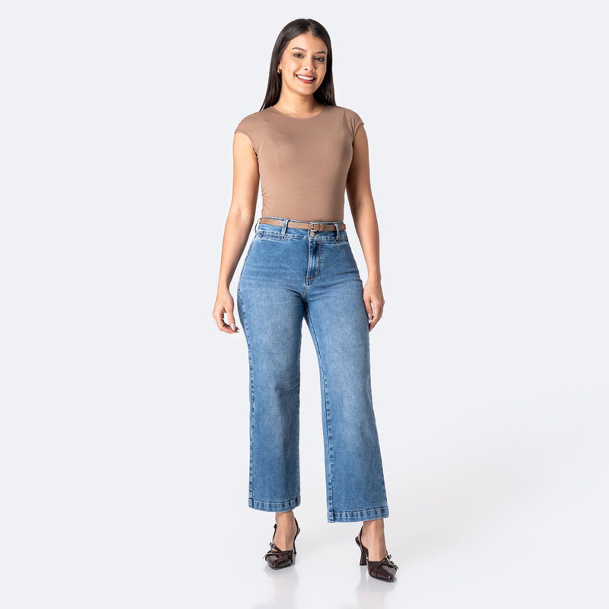PIONIER - Pantalón Jean Denim Stretch Mujer Pionier Elinah