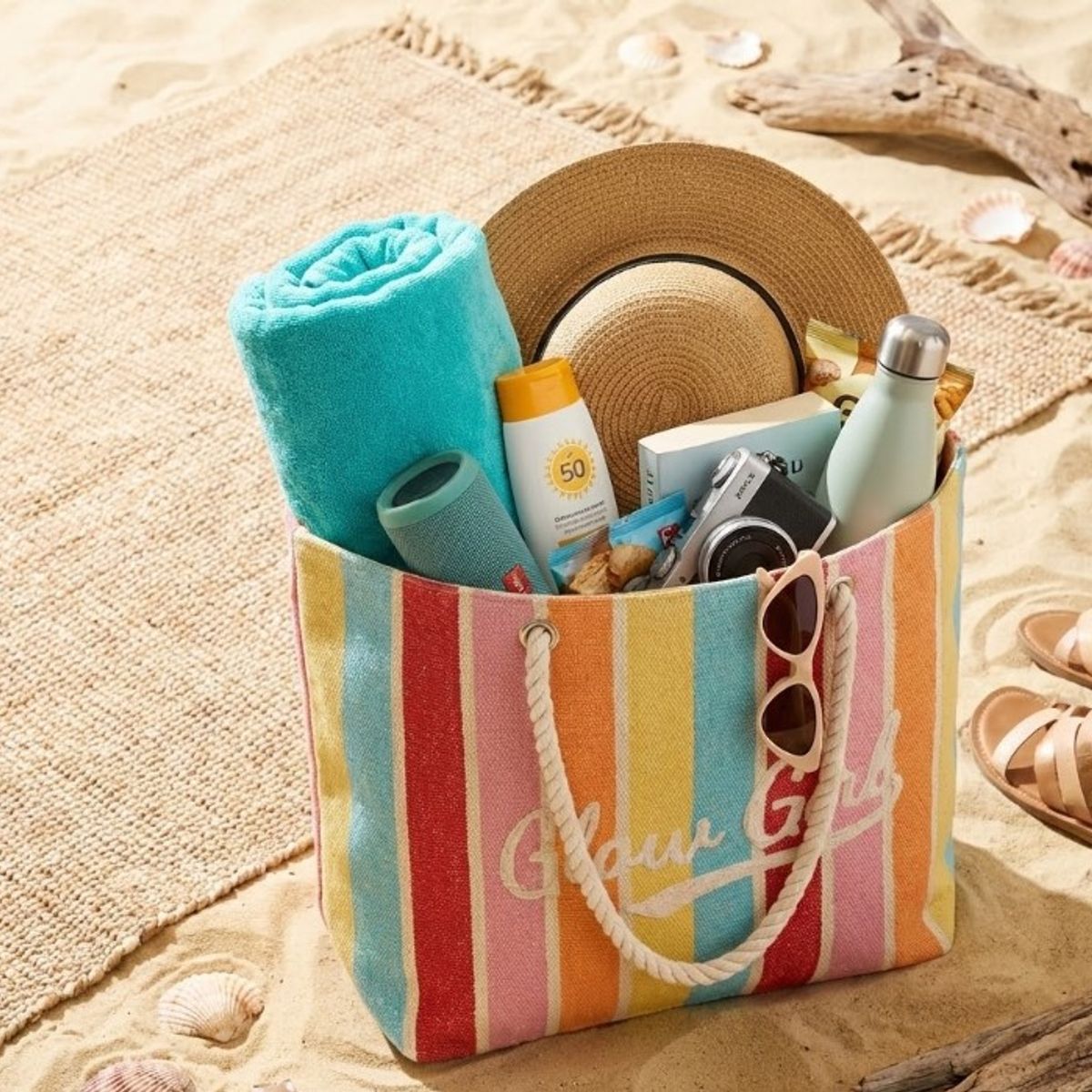 IMPULS - Bolso Playa Mujer Impuls Multicolor Naia20