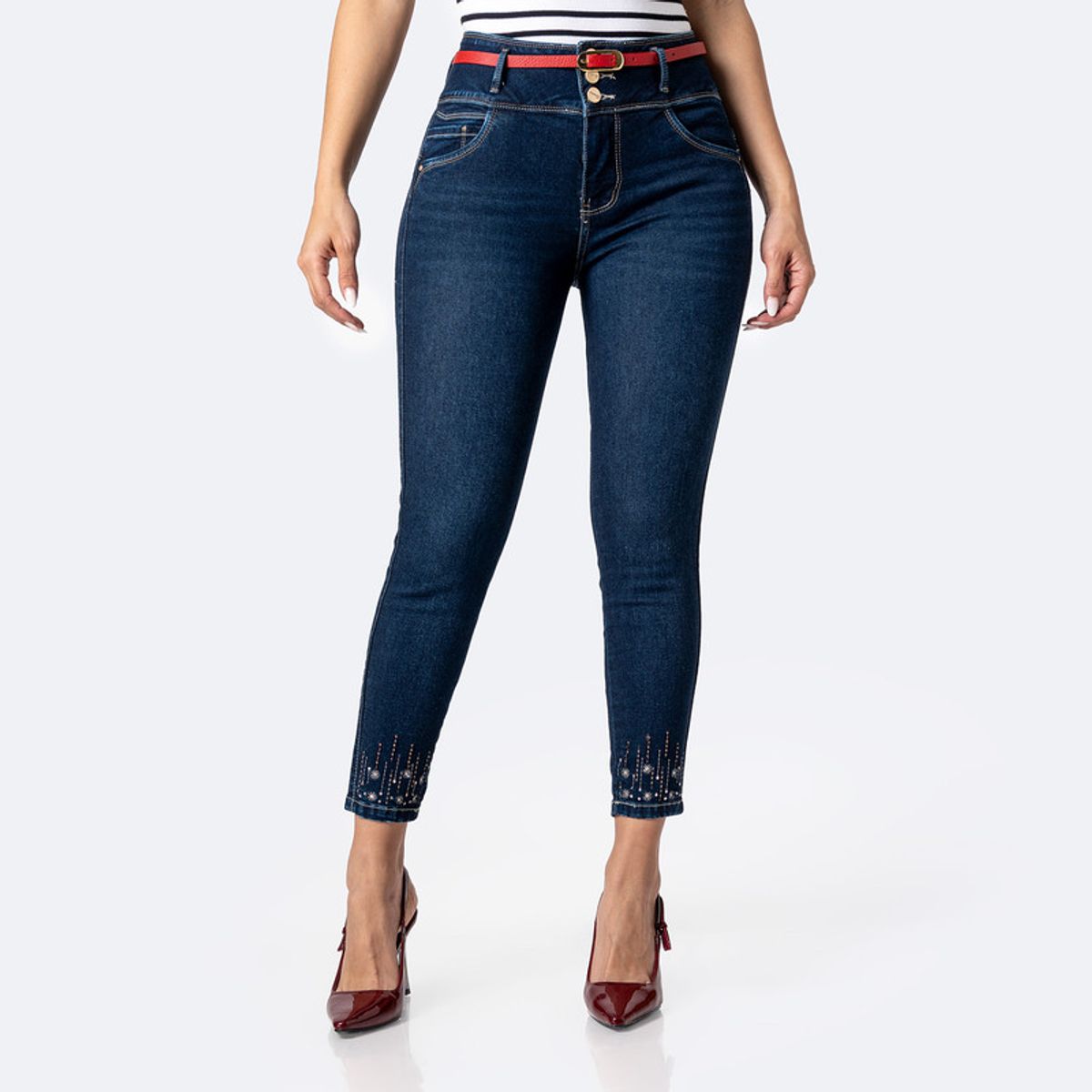 PIONIER - Pantalón Jean Denim Stretch Mujer Pionier Itsa