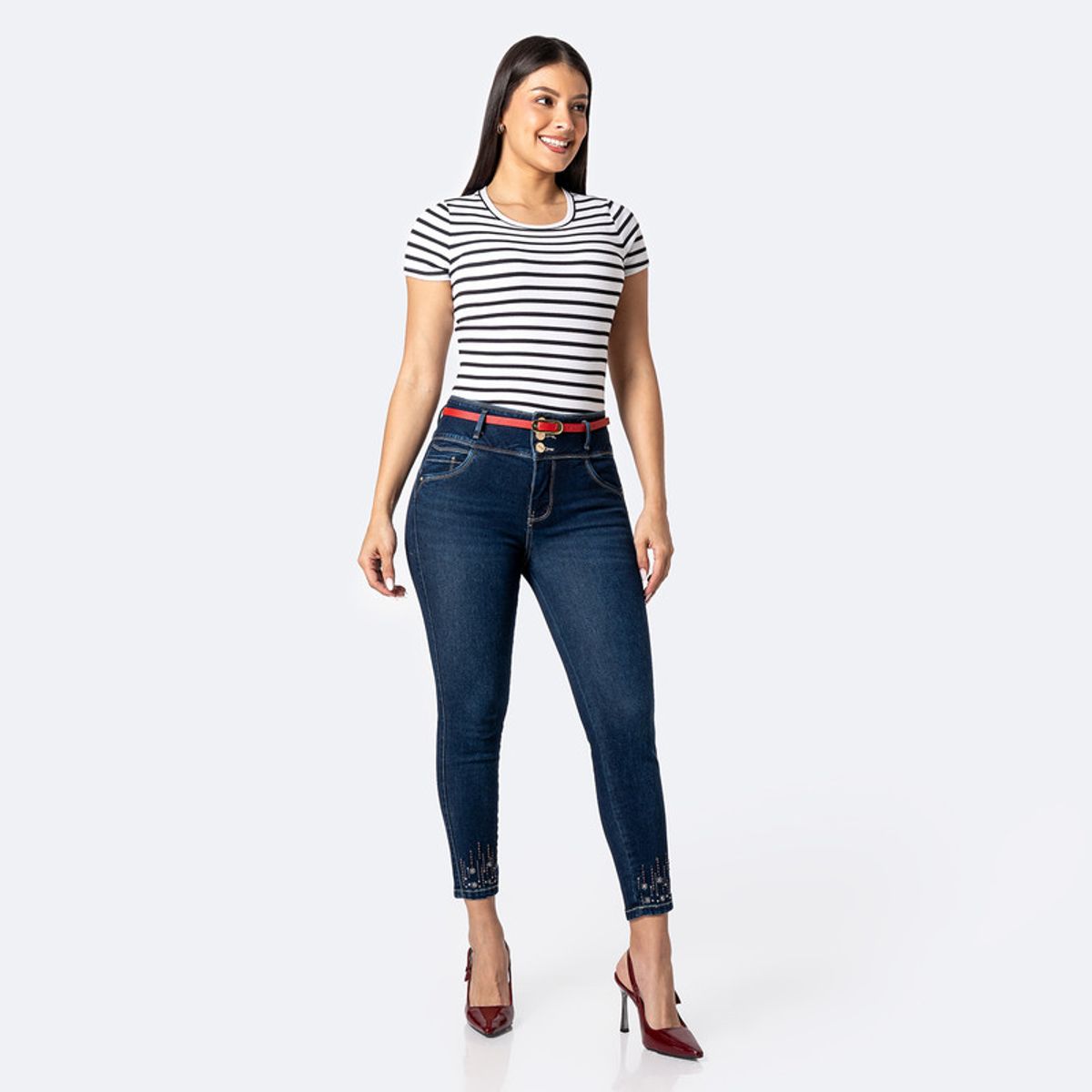 PIONIER - Pantalón Jean Denim Stretch Mujer Pionier Itsa