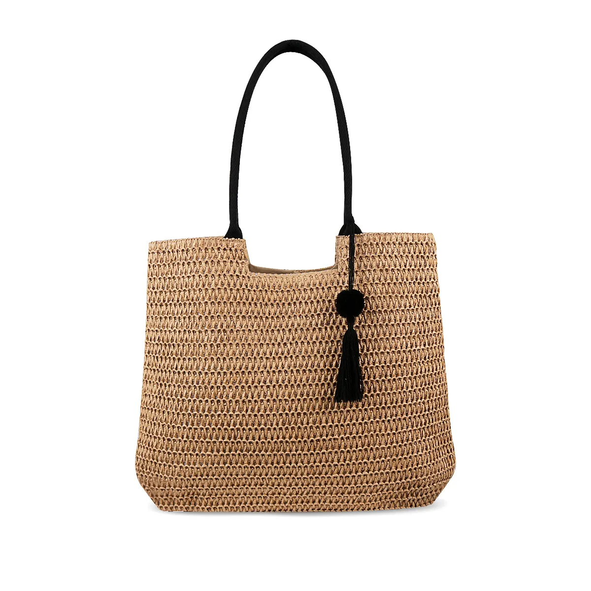 IMPULS - Bolso Paja Mujer Impuls Negro Naia14