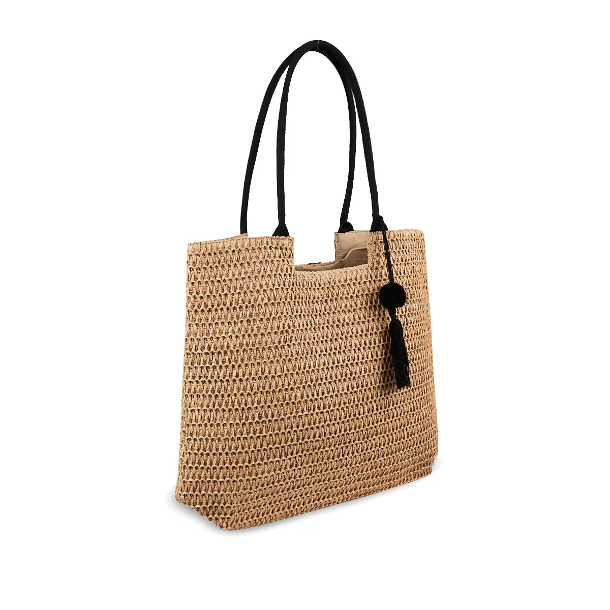 IMPULS - Bolso Paja Mujer Impuls Negro Naia14