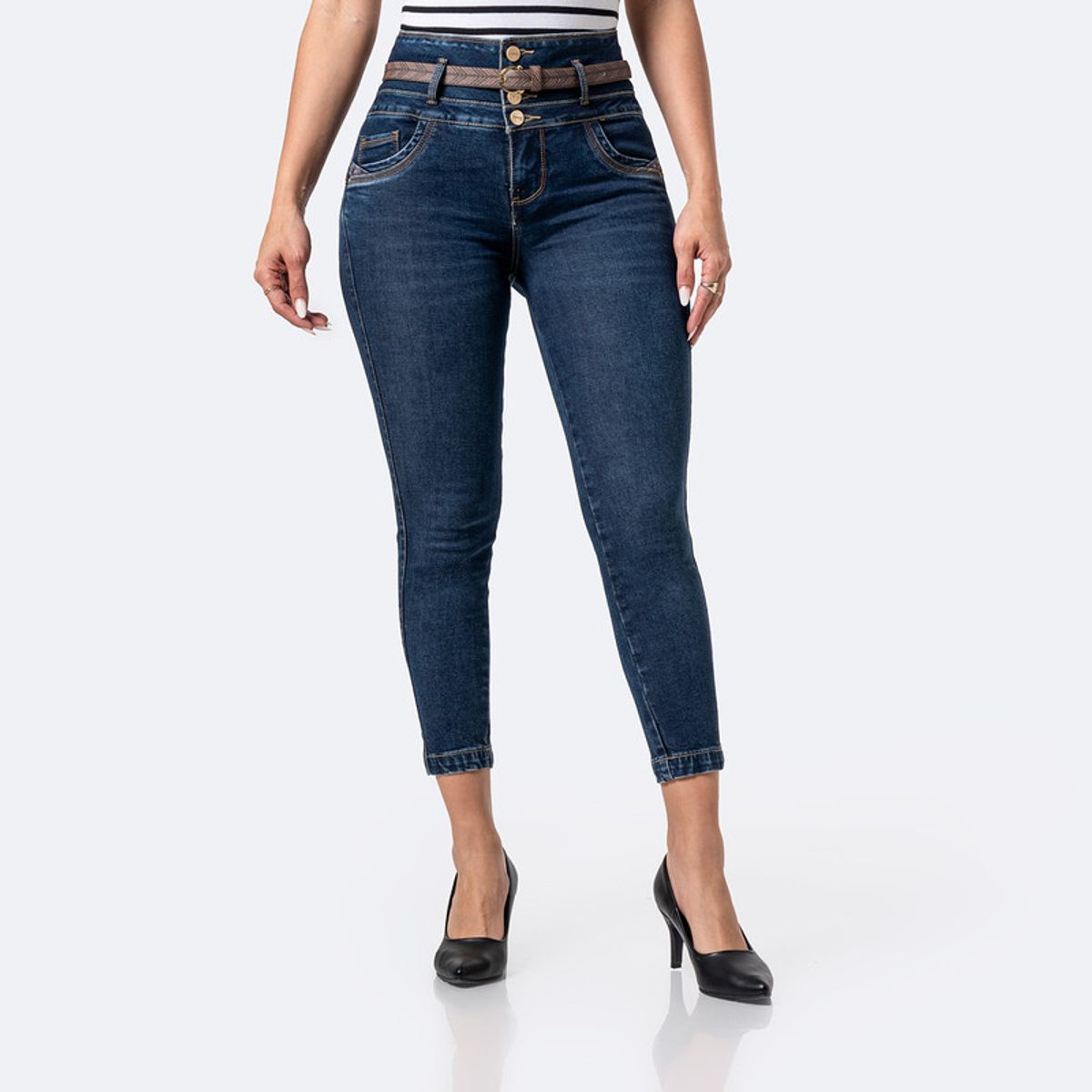 PIONIER - Pantalón Jean Denim Stretch Mujer Pionier Ariadmi