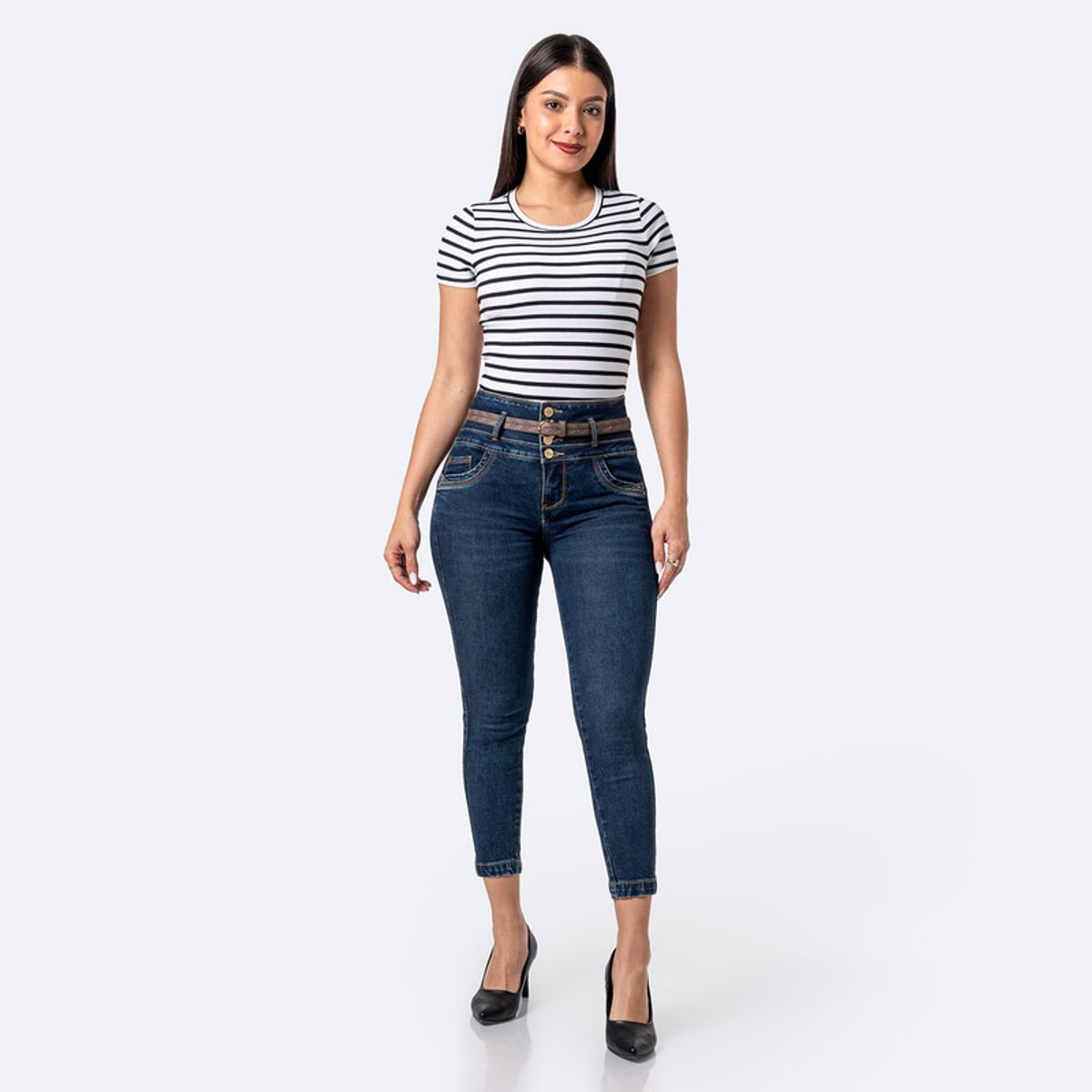 PIONIER - Pantalón Jean Denim Stretch Mujer Pionier Ariadmi