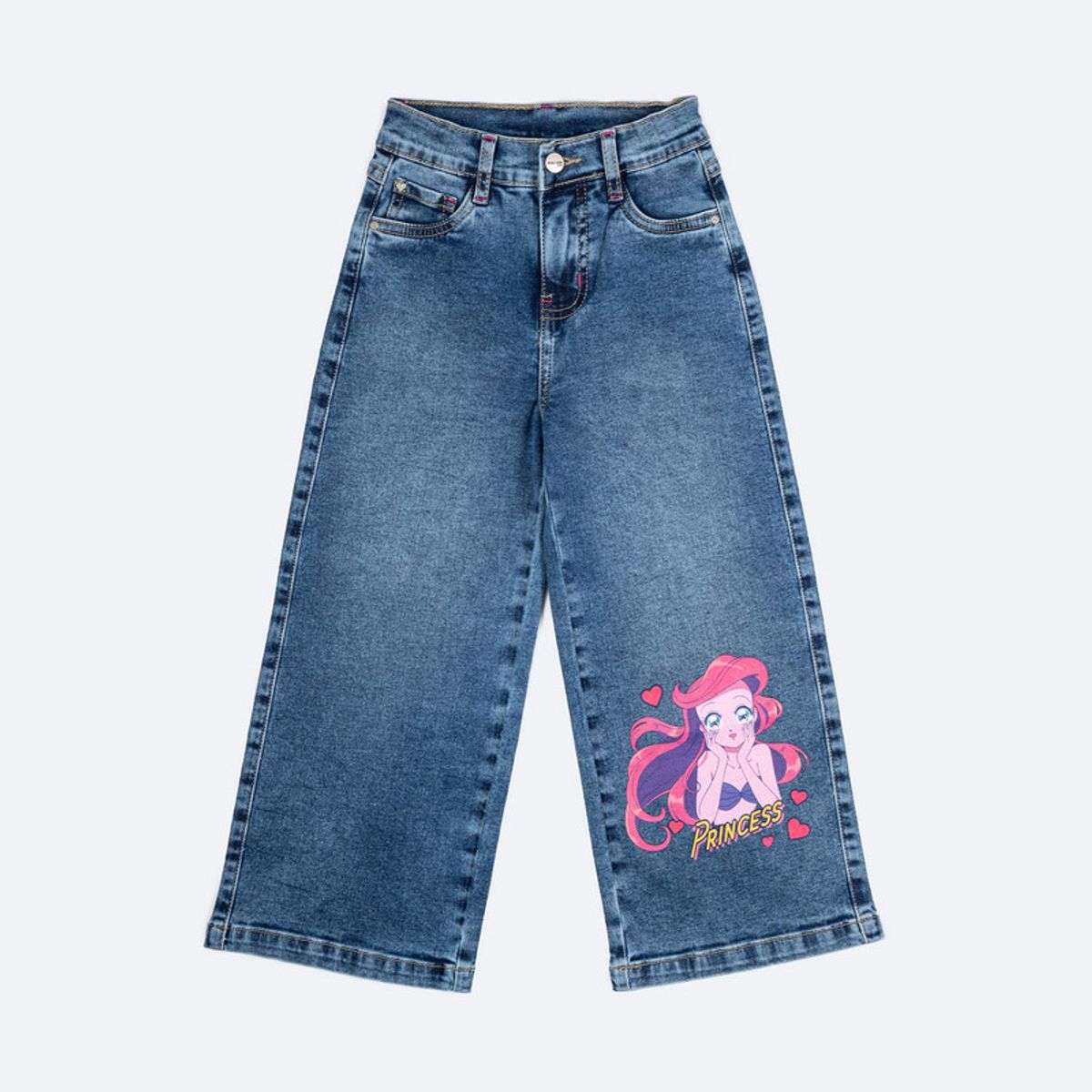PIONIER - Pantalón Jean Denim Stretch Niña Pionier Leonelha-Disney