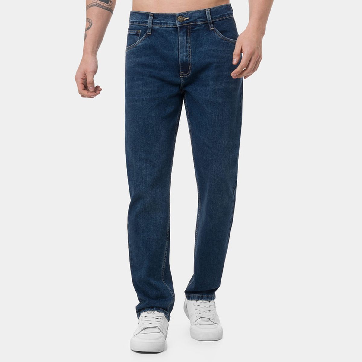 GZUCK - Pantalon Clasico Denim Stretch New Rhilox Hombre