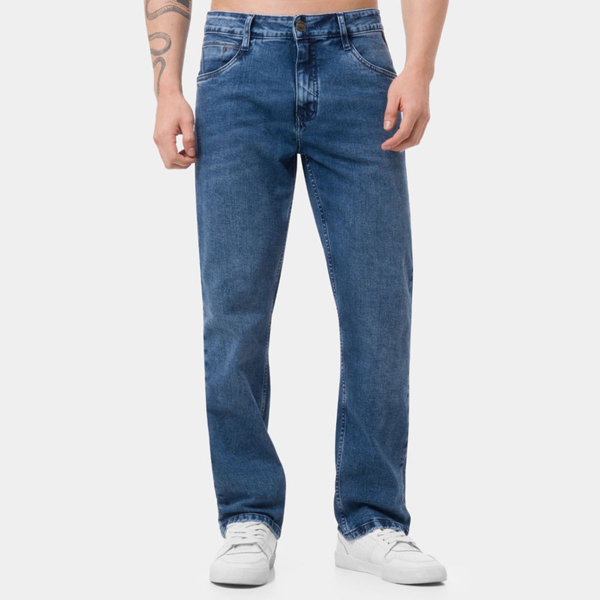 GZUCK - Pantalon Clasico Denim Stretch Markzu Hombre