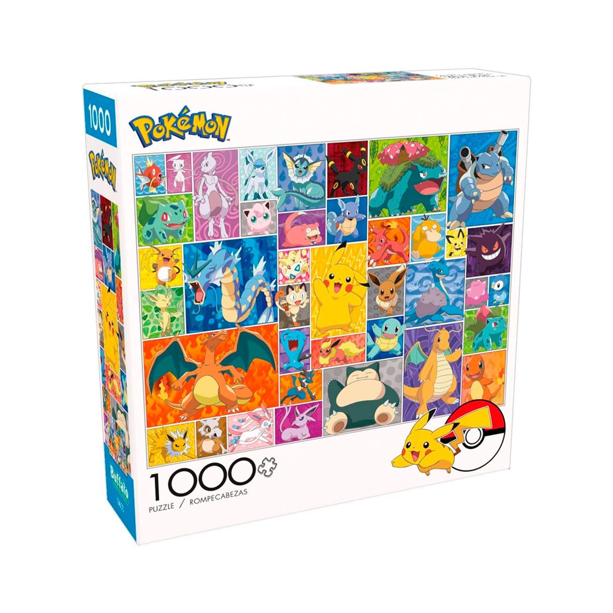 POKEMON - Rompecabeza Pokemon Kanto Cuadros 1000 Piezas