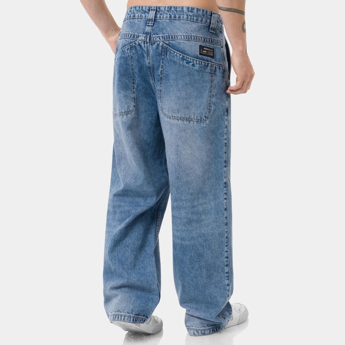 GZUCK - Pantalon Moda Denim Porpul Hombre