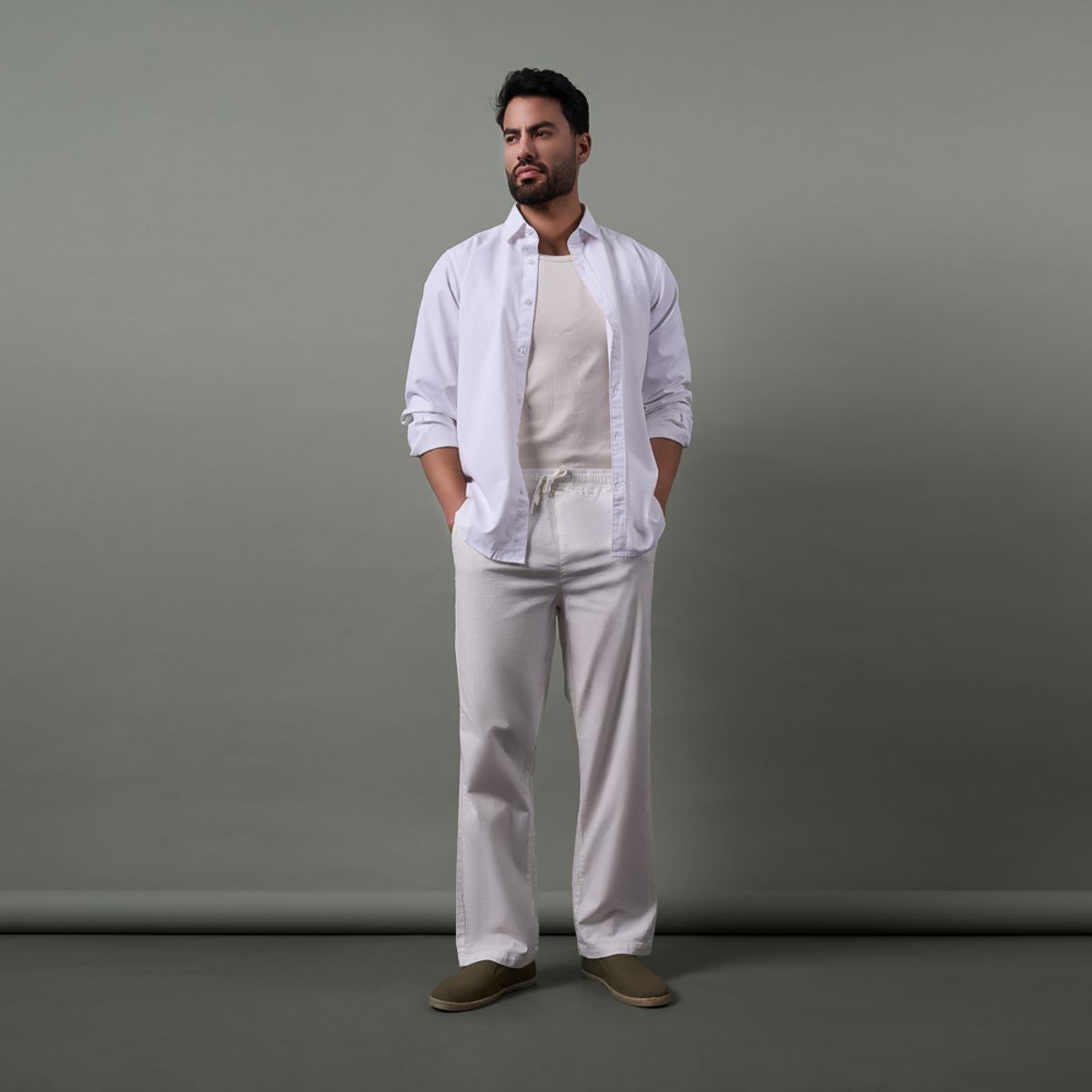 GENERICO - PANTALON ROYAL POLO HOMBRE - YRON-PA LINO