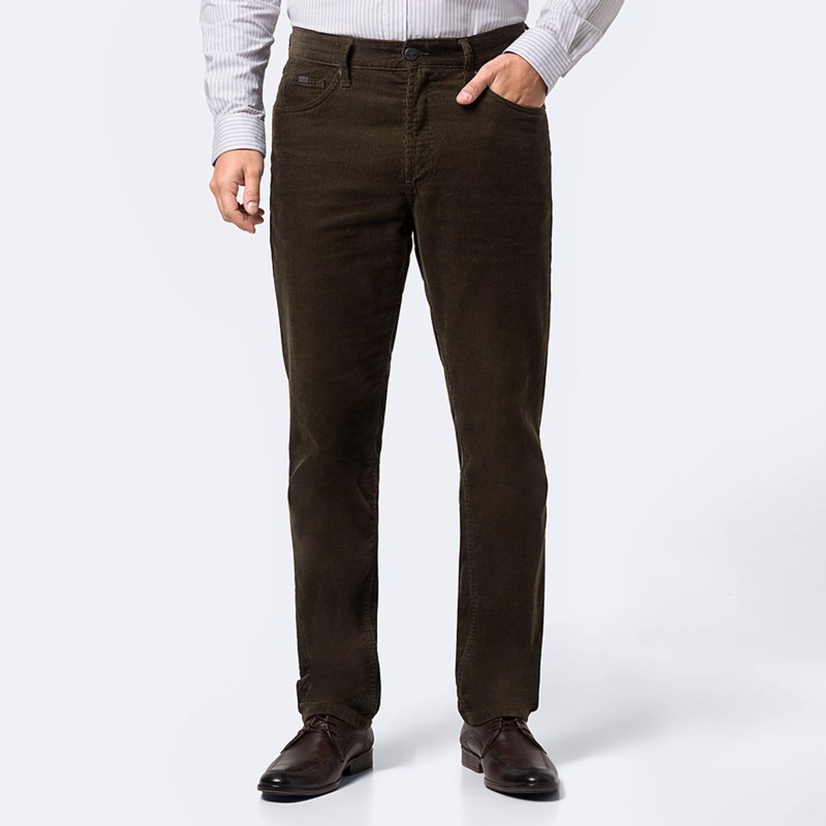 PIONIER - Pantalon Clasico Corduroy Relaxed Hombre