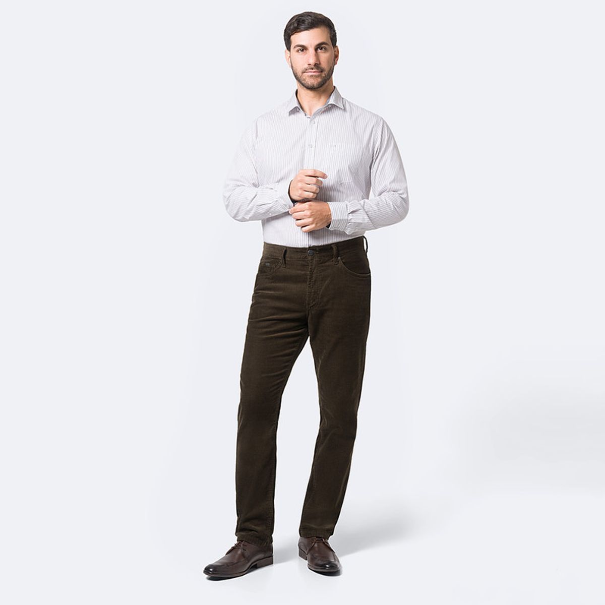 PIONIER - Pantalon Clasico Corduroy Relaxed Hombre