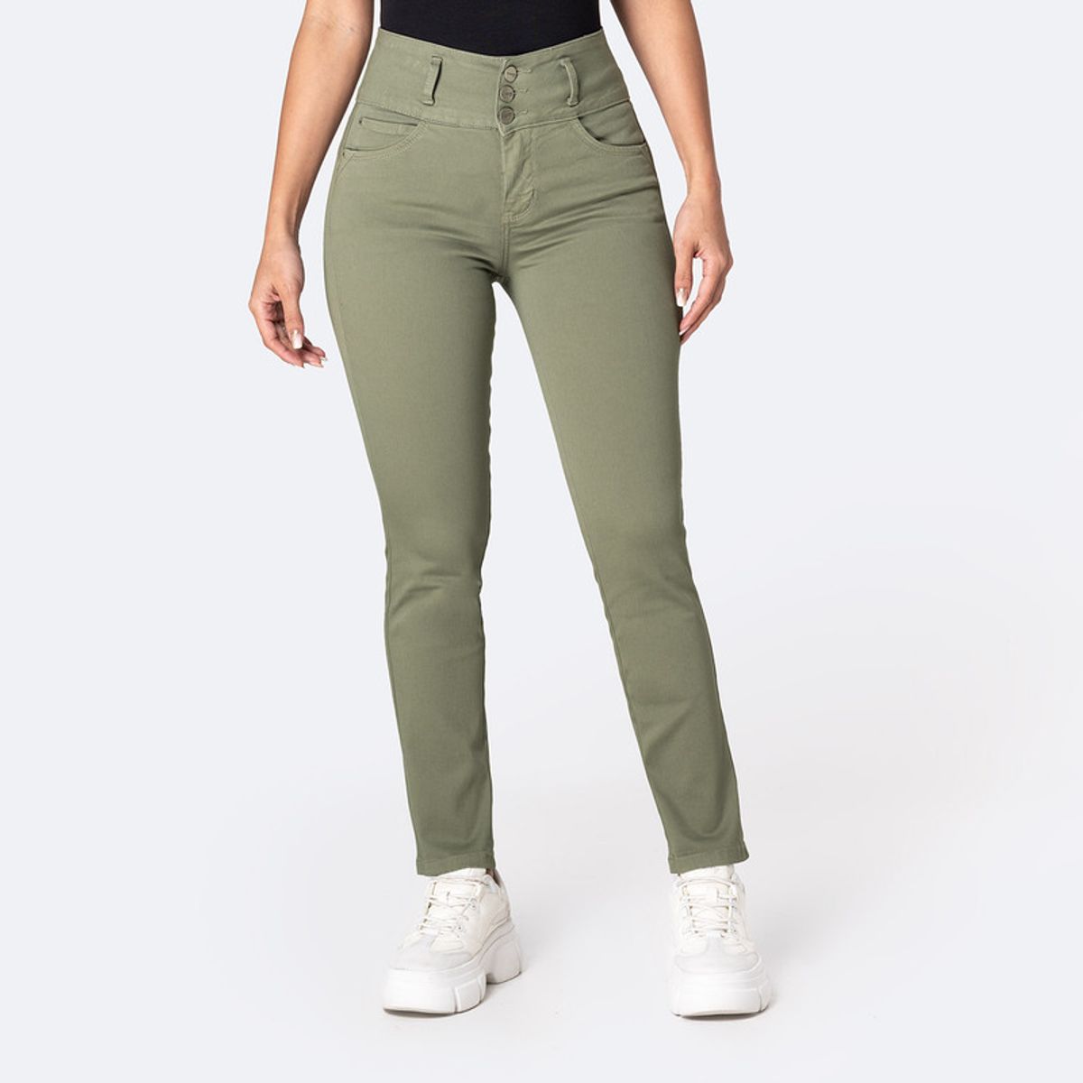 PIONIER - Pantalon Clasico Drill Stretch Katica Mujer