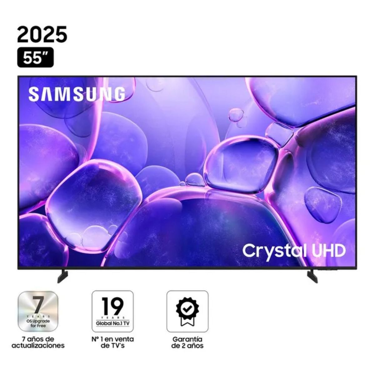 SAMSUNG - Televisor Samsung UHD 55 4K Ultra HD Crystal Tizen UN55U8000FG