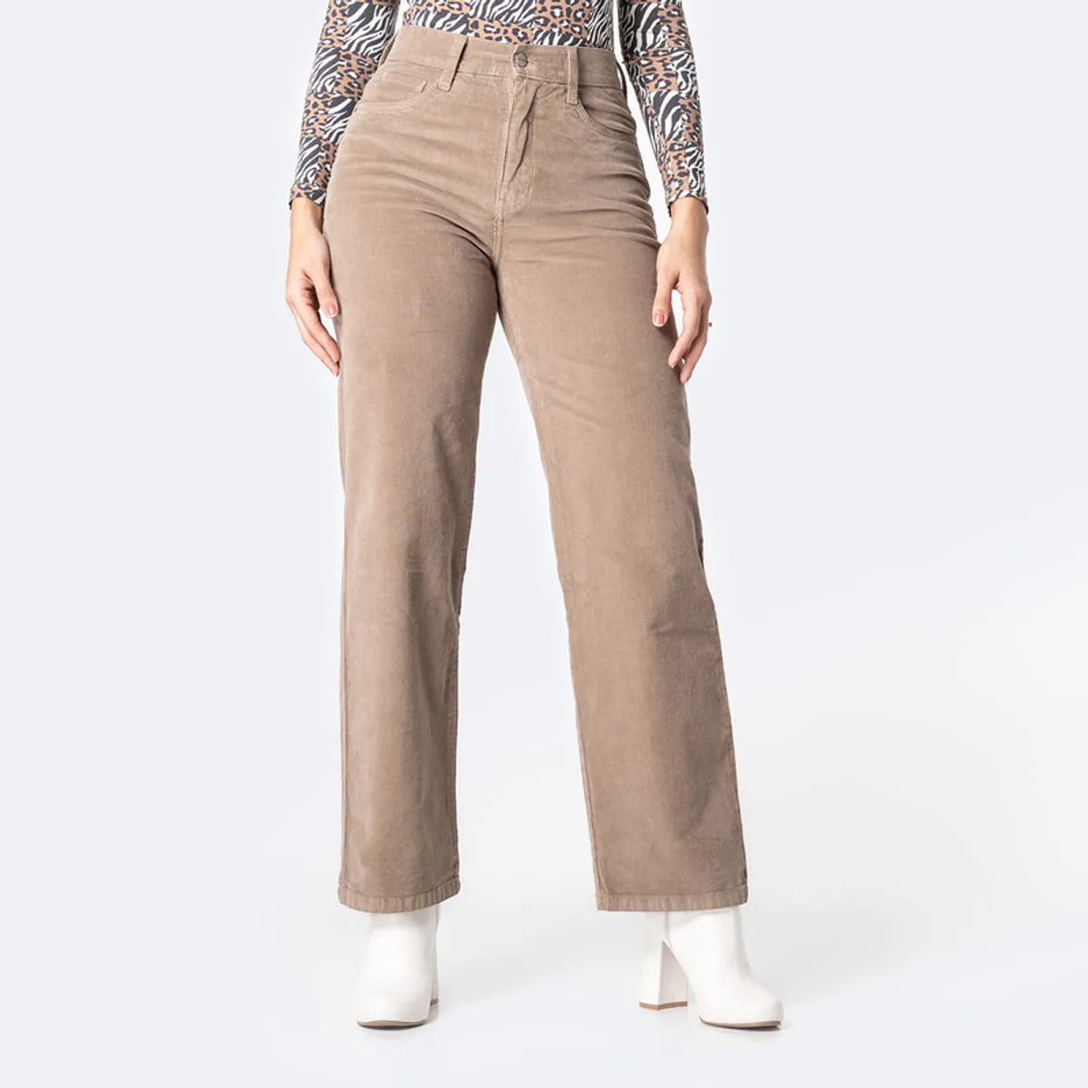 PIONIER - Pantalon Moda Corduroy Dugale Mujer
