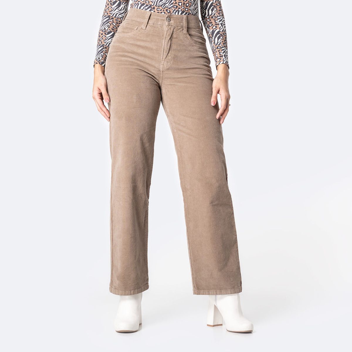 PIONIER - Pantalon Moda Corduroy Dugale Mujer