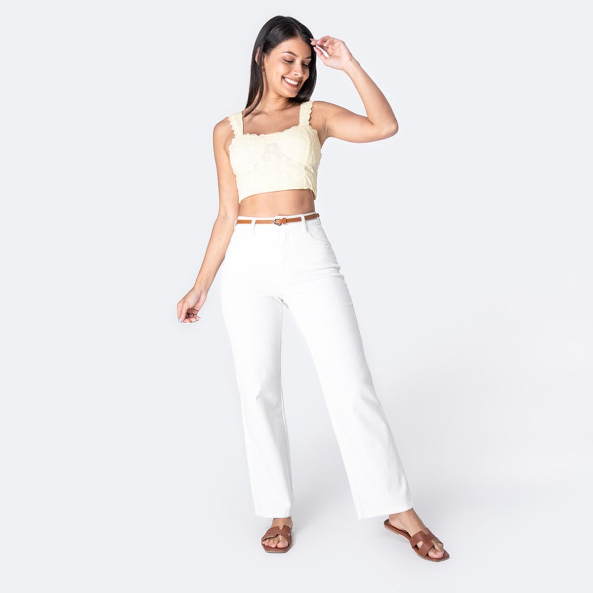 PIONIER - Pantalon Basico Drill Stretch Haishe Mujer