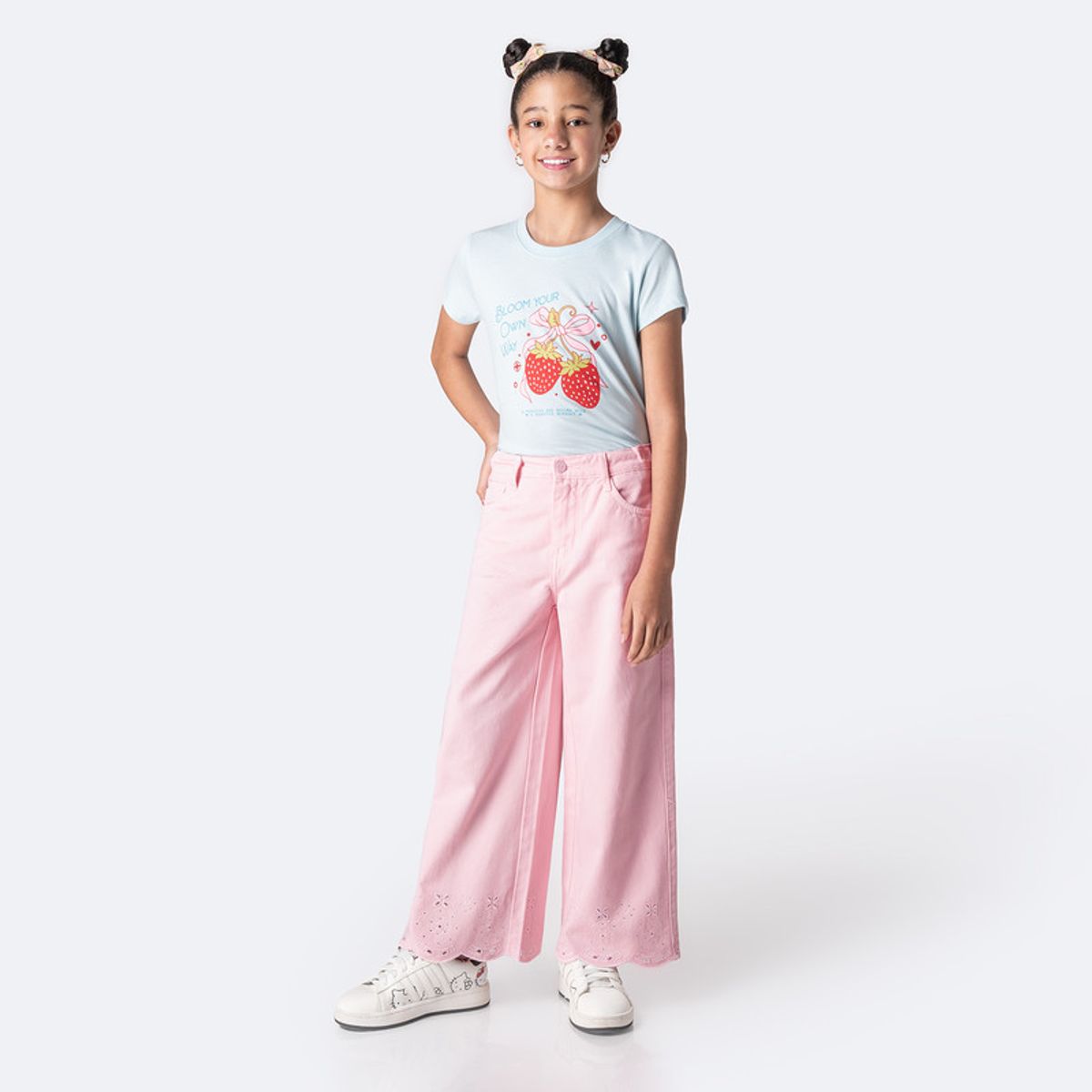 PIONIER - Pantalon Moda Drill Florhh Niña