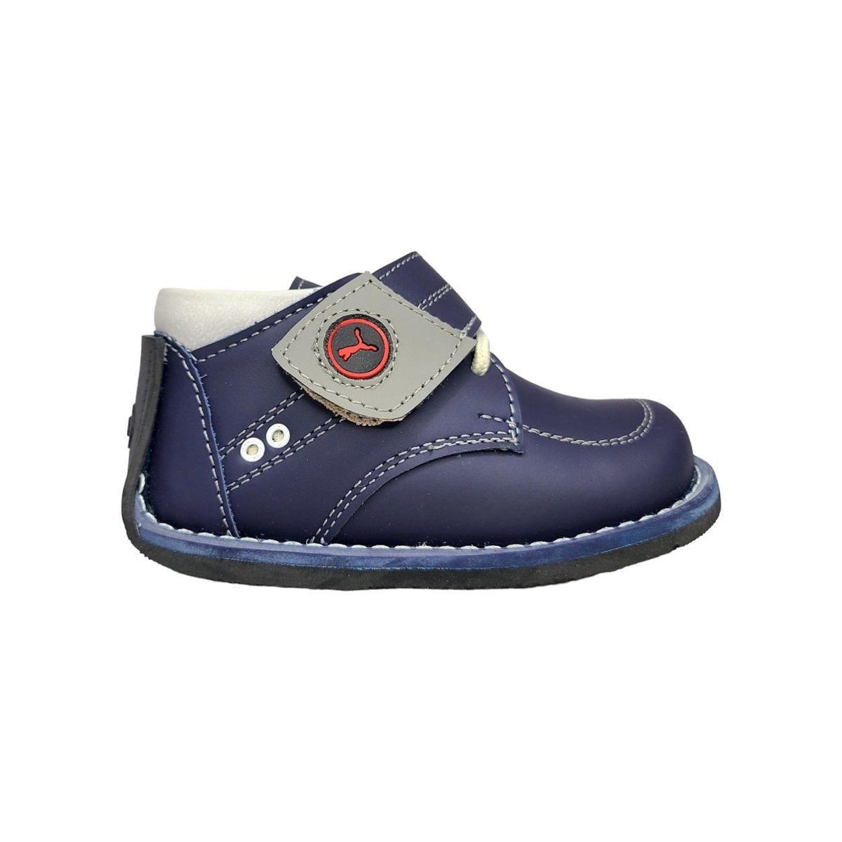 GENERICO - Zapato Pibe semi-ortopédico PegaPasador Azul Para niño bebé
