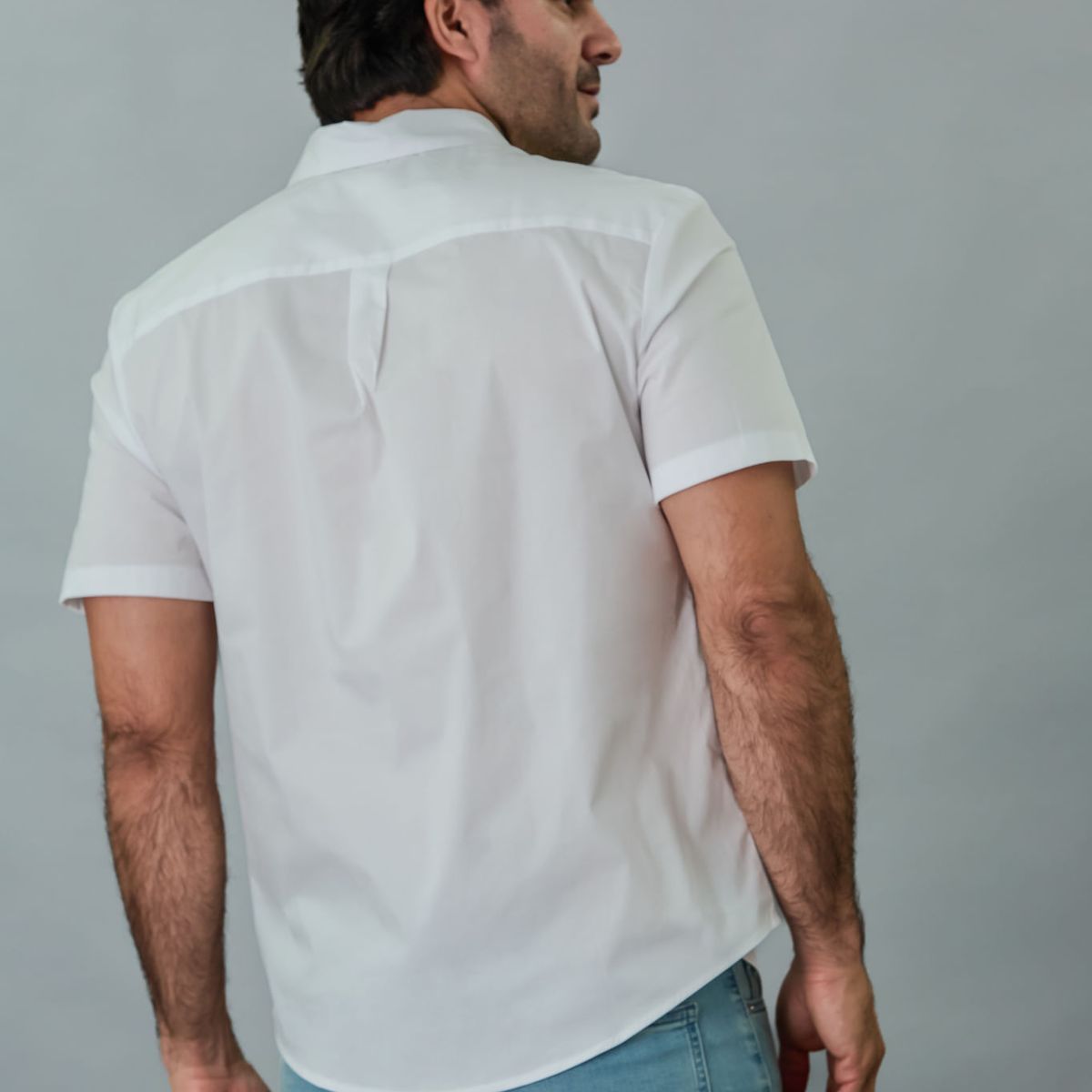 CALVIN KLEIN - CAMISA SS SOLID POPLIN SHIRT