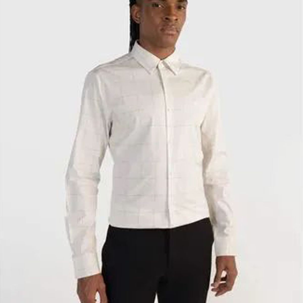 CALVIN KLEIN - CAMISA LS MINI WAFFLE HENLEY TEE