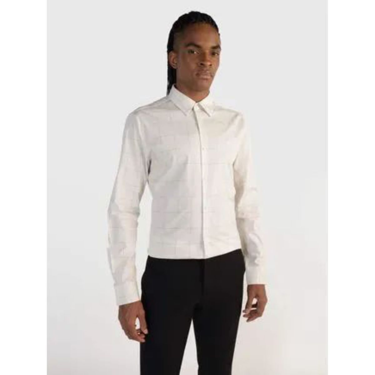 CALVIN KLEIN - CAMISA LS MINI WAFFLE HENLEY TEE