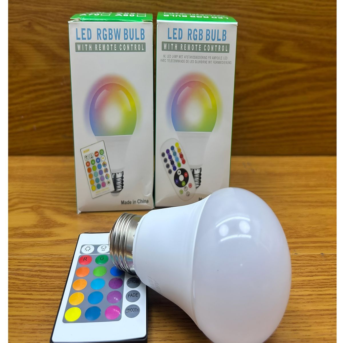 GENERICO - Foco Led RGB Radiante Base E27 Control Remoto 7w