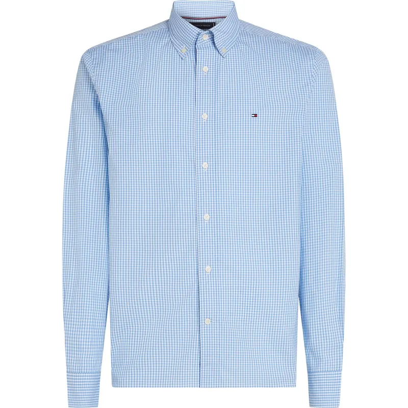 TOMMY HILFIGER - CAMISA FLEX POPLIN GINGHAM RF SHIRT TH