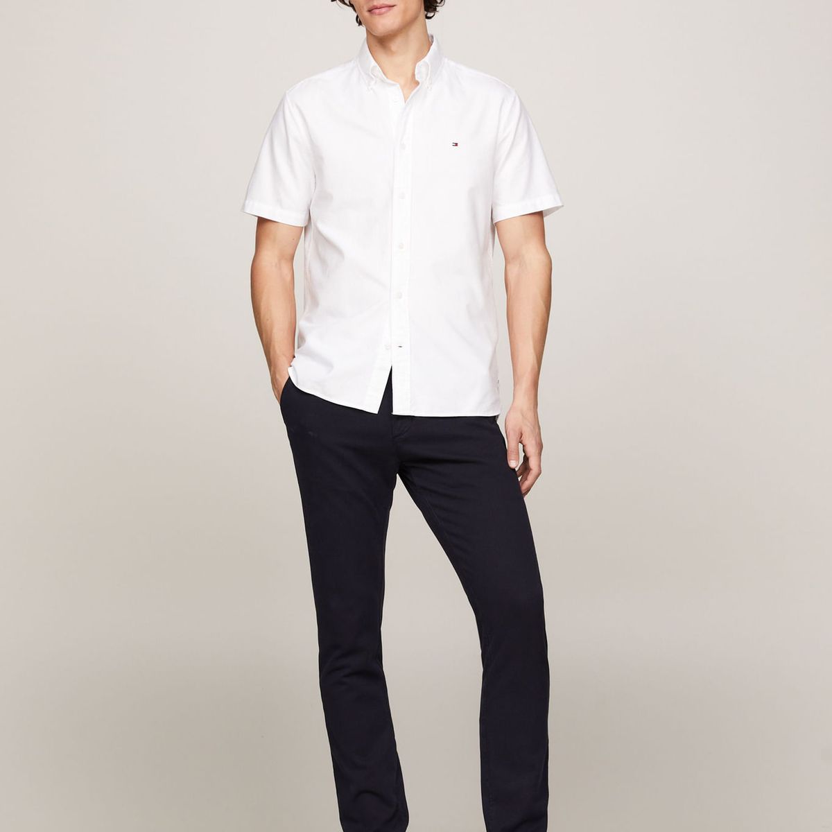 TOMMY HILFIGER - CAMISA HERITAGE OXFORD RF SHIRT S/S TH