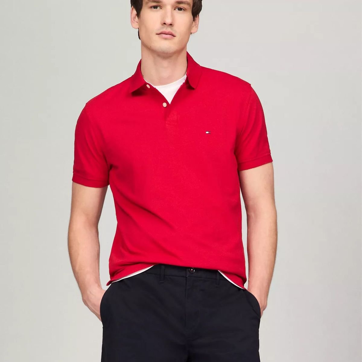 TOMMY HILFIGER - POLO M STRETCH REGULAR FIT POLO TH