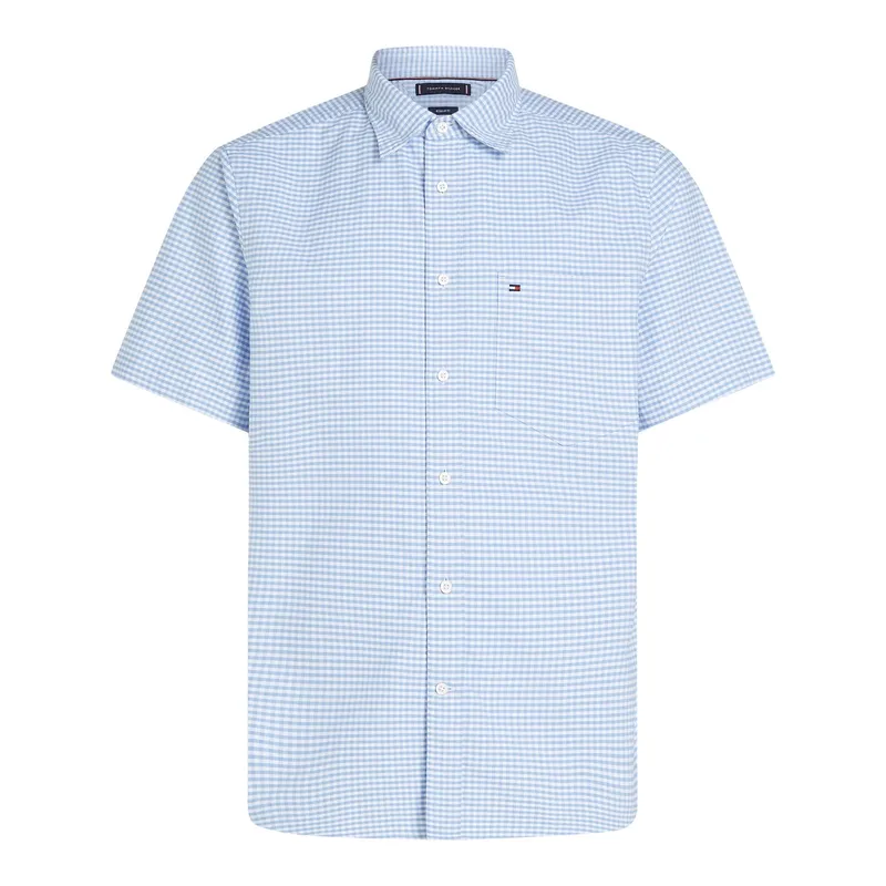 TOMMY HILFIGER - CAMISA HERITAGE OXF GINGHAM SHIRT S/S TH