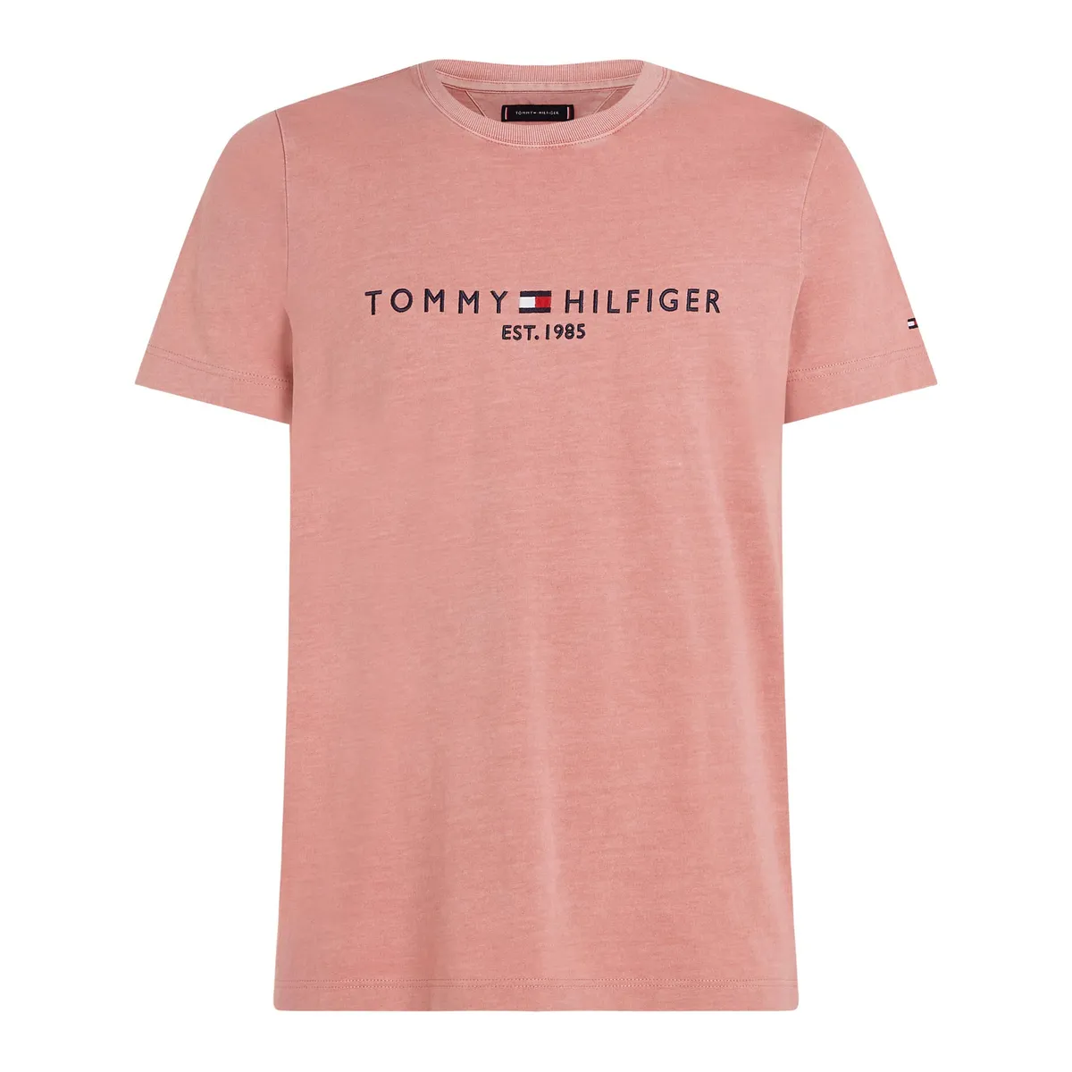 TOMMY HILFIGER - CAMISETA M/C GARMENT DYE TOMMY LOGO TEE TH