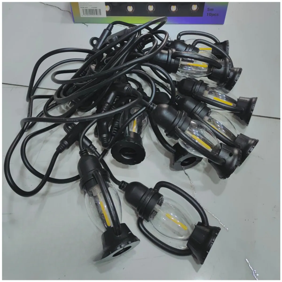 INSPIRA - Guirnalda Colgante para Luces Cadena Exterior Interior 5M