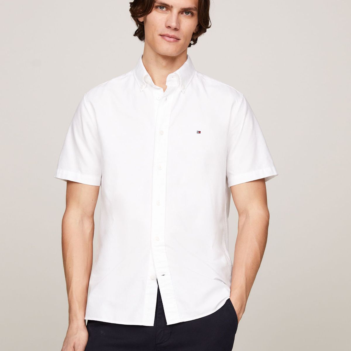 TOMMY HILFIGER - CAMISA HERITAGE OXFORD RF SHIRT S/S TH