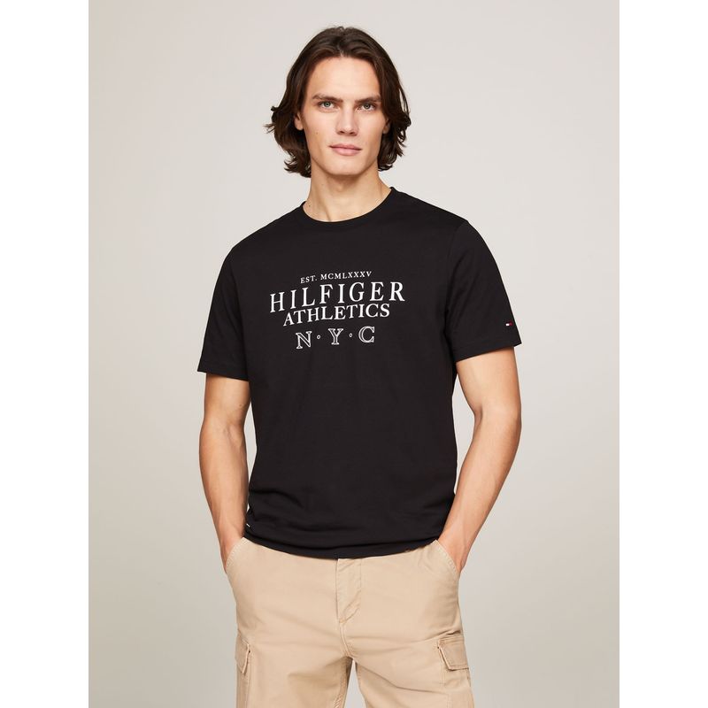 TOMMY HILFIGER - CAMISETA M/C HILFIGER ATH STACK TEE