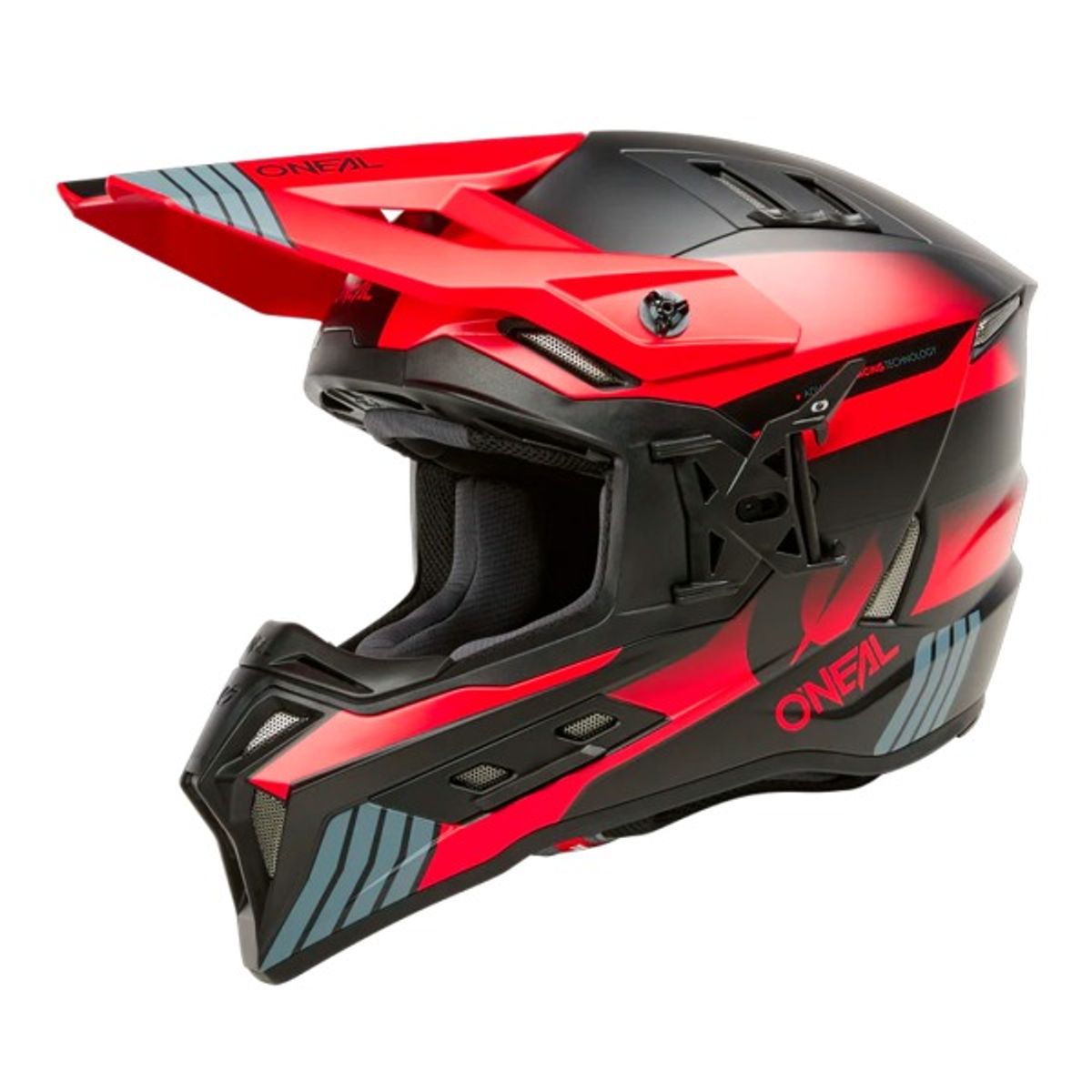 O'NEAL - Casco Cross ONeal 8SRS GrayBlackRed M