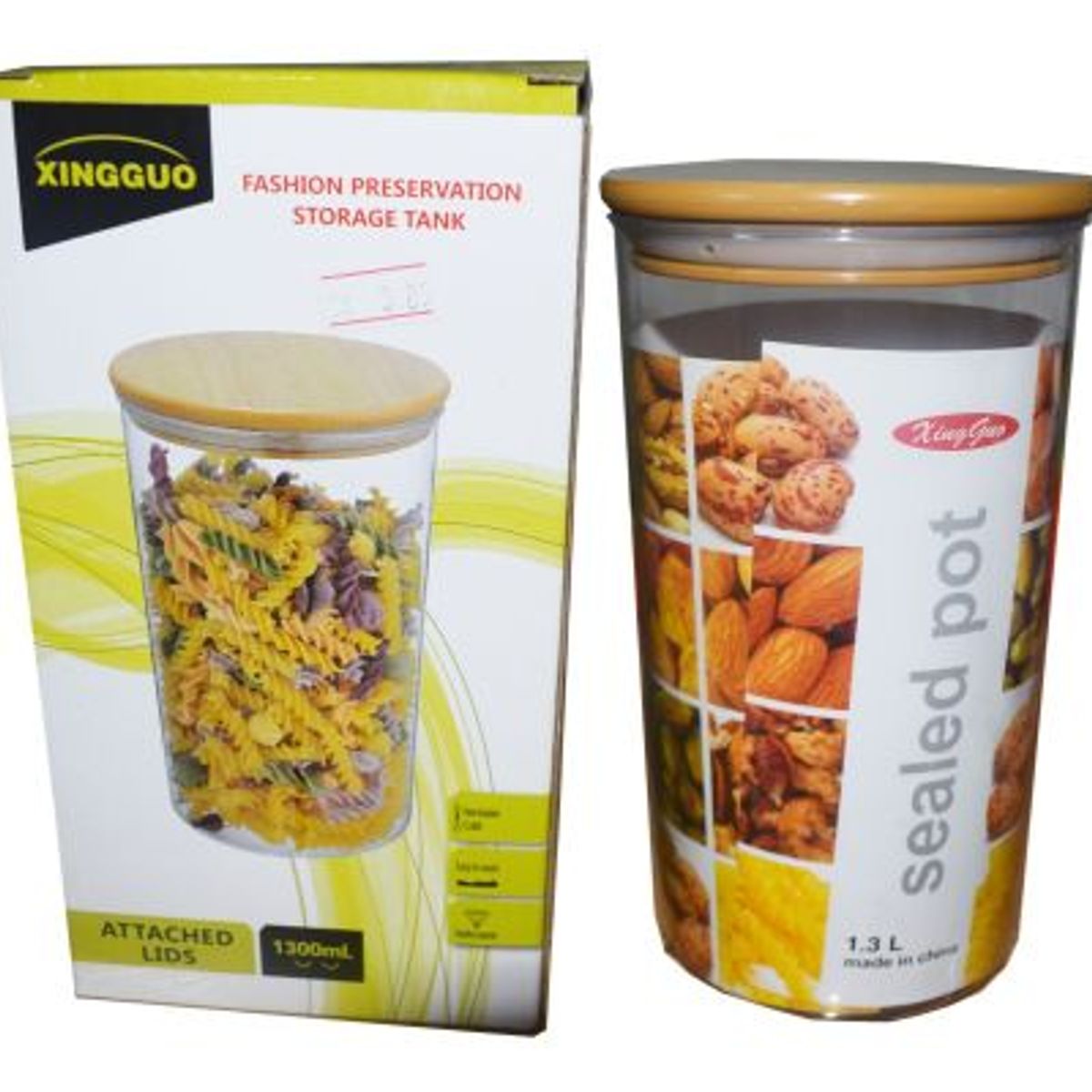 GENERICO - CONTENEDOR ACRÍLICO 1.3 LITROS