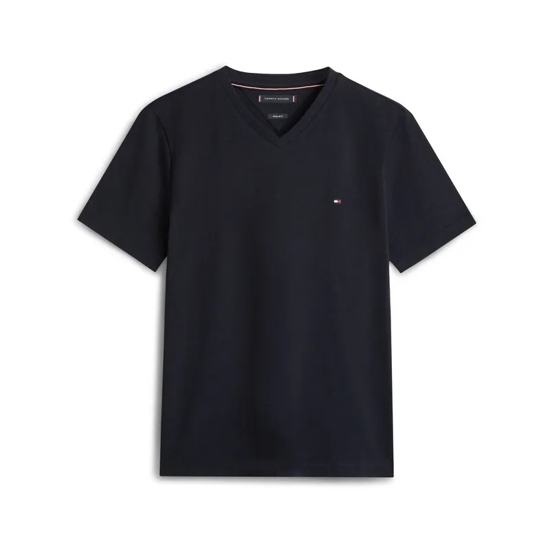 TOMMY HILFIGER - CAMISETA ESSENTIAL V-NECK TEE TH