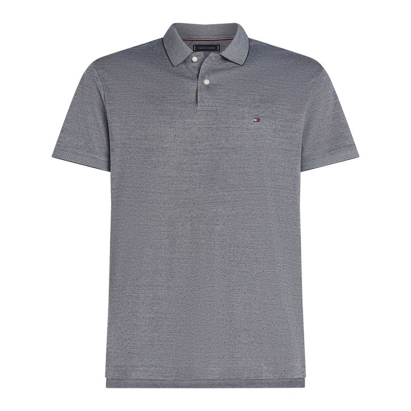 TOMMY HILFIGER - POLO OXFORD MICROPATTERN REG POLO TH